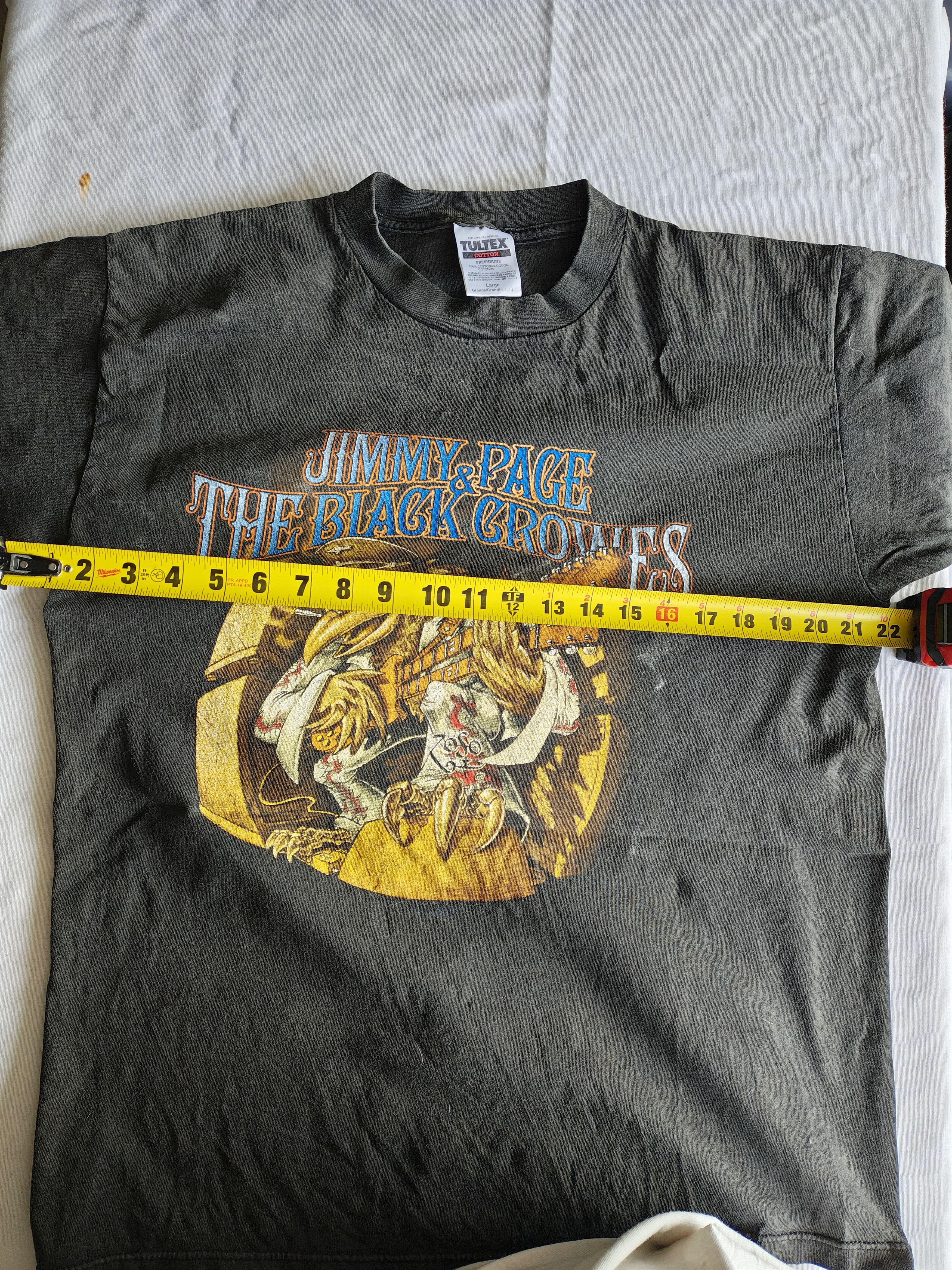 Vintage 1999 Jimmy Page & Black Crowes Tour Shirt - L - Roseland NYC Size US L / EU 52-54 / 3 - 7 Thumbnail