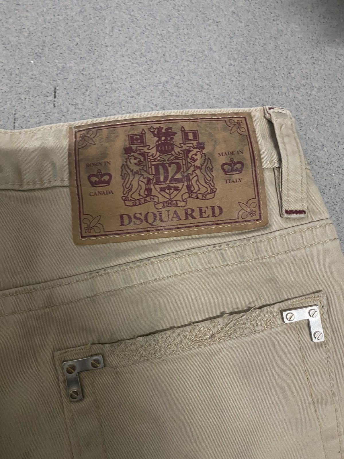 Dsquared2 × Vintage Vintage Dsquared2 Distress Denim Jeans Size US 34 / EU 50 - 9 Thumbnail