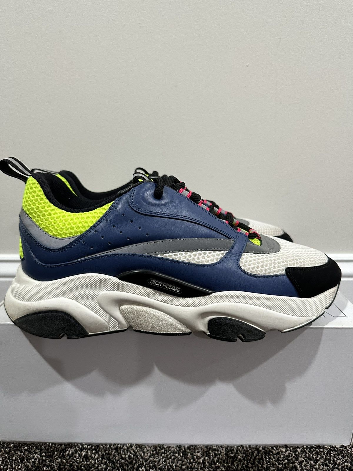 Dior Dior x Kim Jones B22 Blue, Green & White Sneakers Size US 11 / EU 44 - 4 Thumbnail