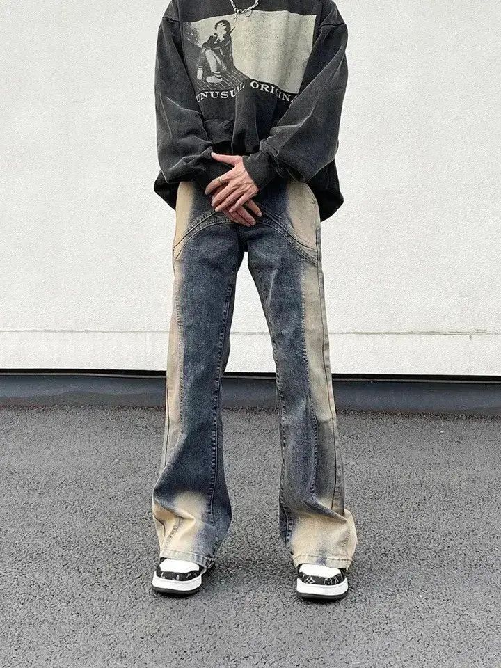 Japanese Brand Vintage Distressed Slim Micro Flared Denim Size US 30 / EU 46 - 2 Thumbnail