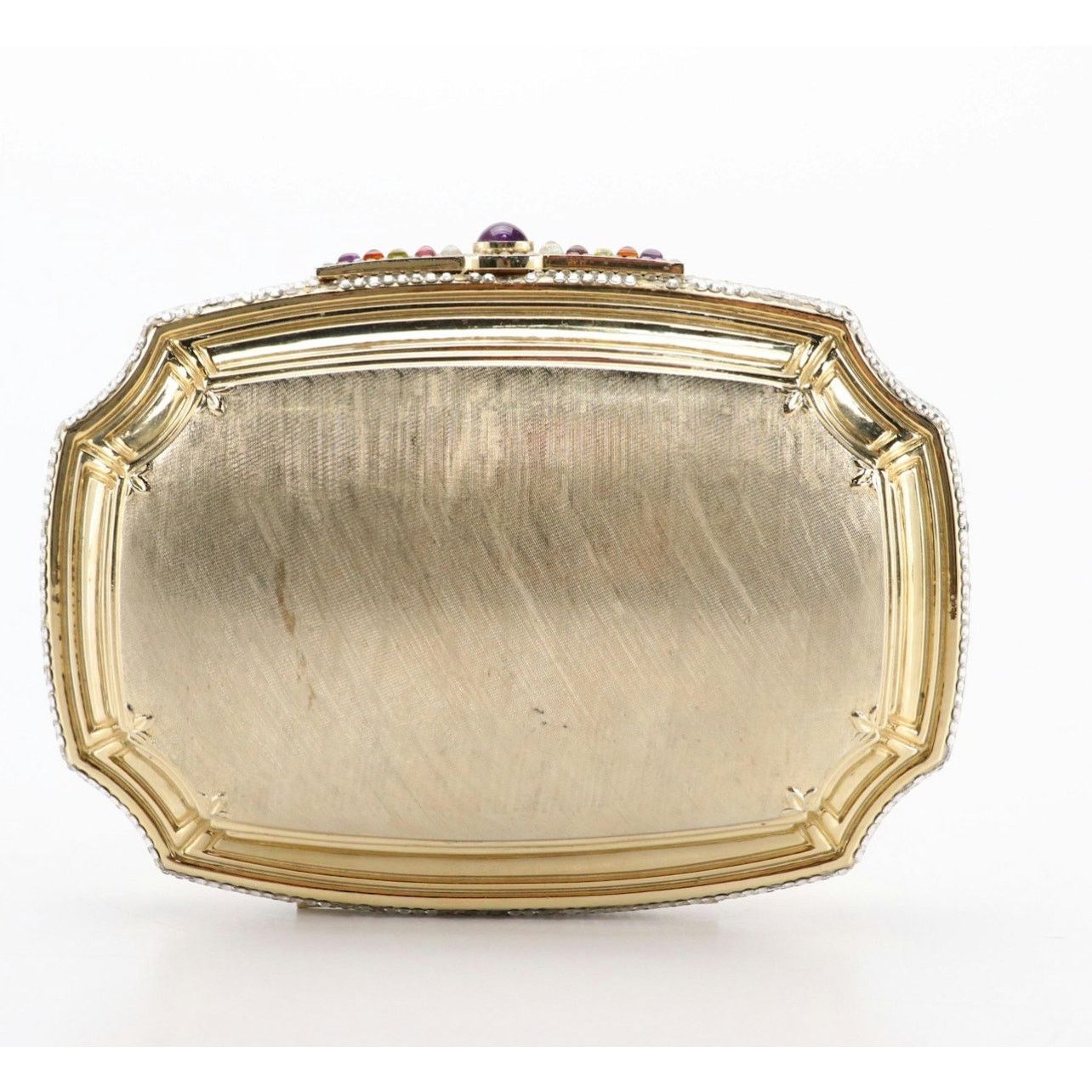 Judith Leiber Judith Leiber Convertible Minaudière with Gemstone & Crystal Size ONE SIZE - 4 Thumbnail
