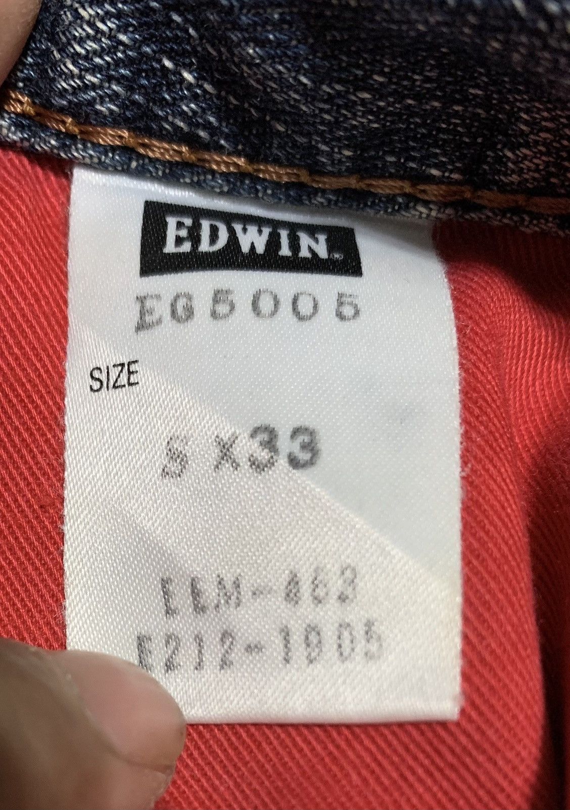 Edwin Vintage Edwin Curve Leg Jeans Distressed Size US 30 / EU 46 - 14 Thumbnail