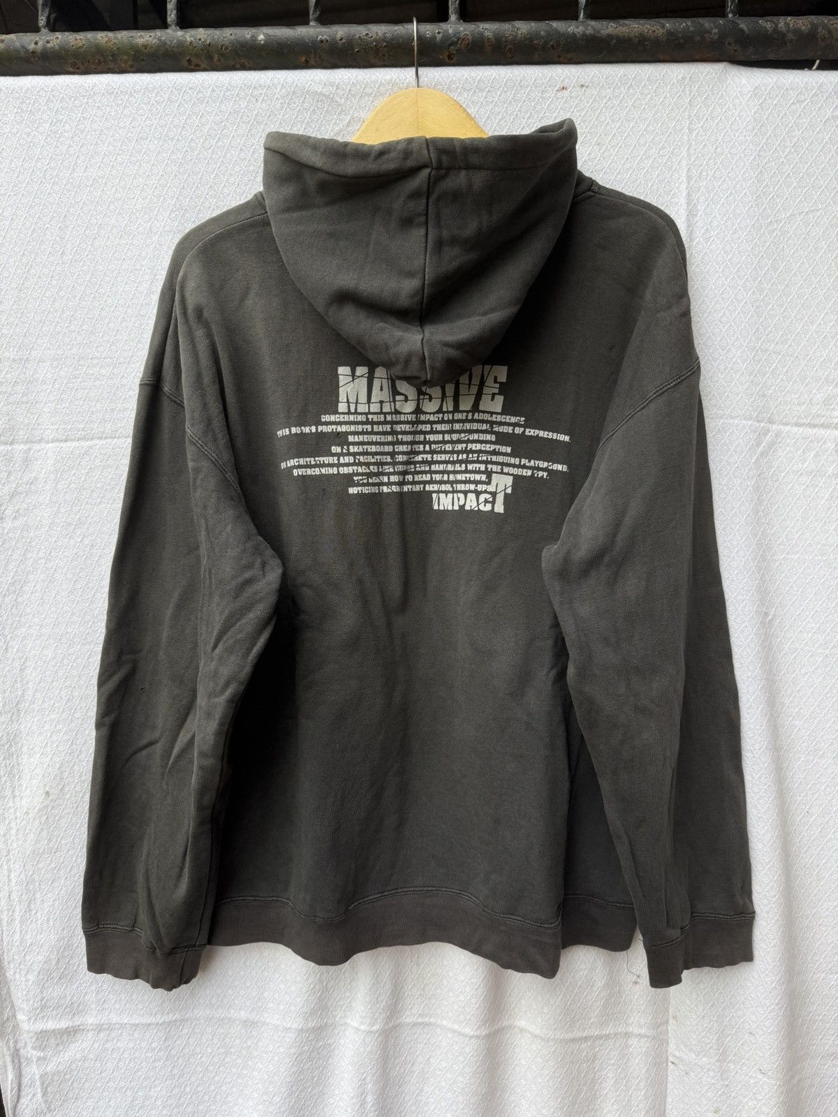 Japanese Brand World Magic Basic Poem Graphic Hoodie Size US XL / EU 56 / 4 - 3 Thumbnail