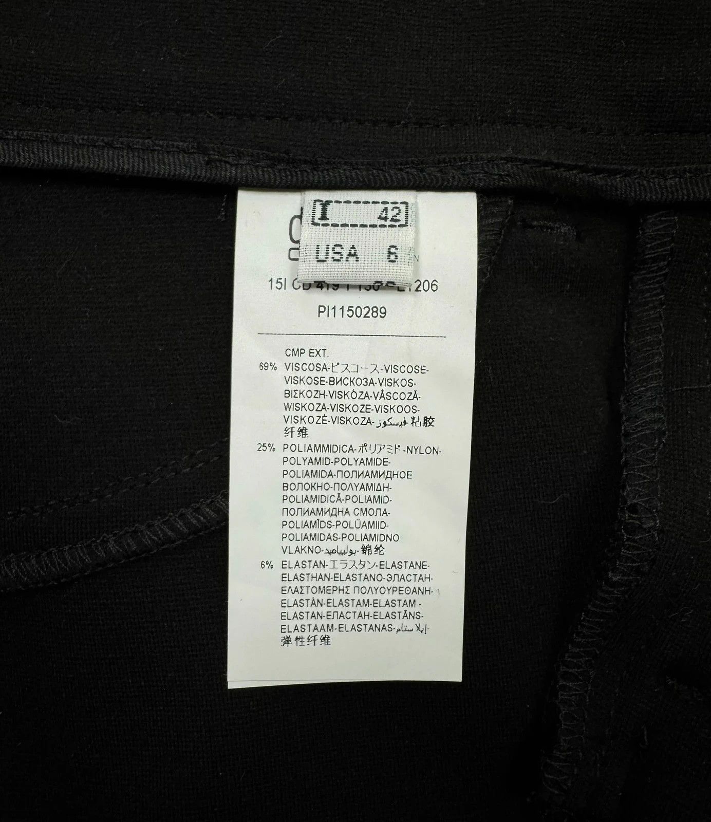 Cavalli Class Cavalli Class Slim Pants with Mesh size IT42 US6 Size 28" / US 6 / IT 42 - 15 Thumbnail