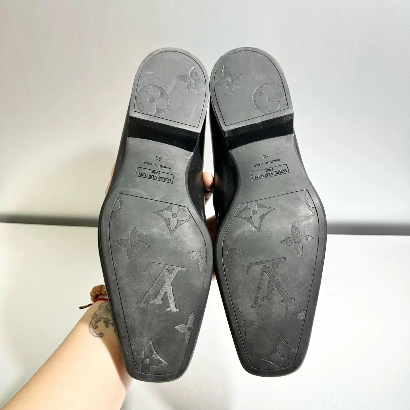 Louis Vuitton LV Classic Black Cap-toe Shoes Size US 9.5 / EU 42-43 - 8 Thumbnail