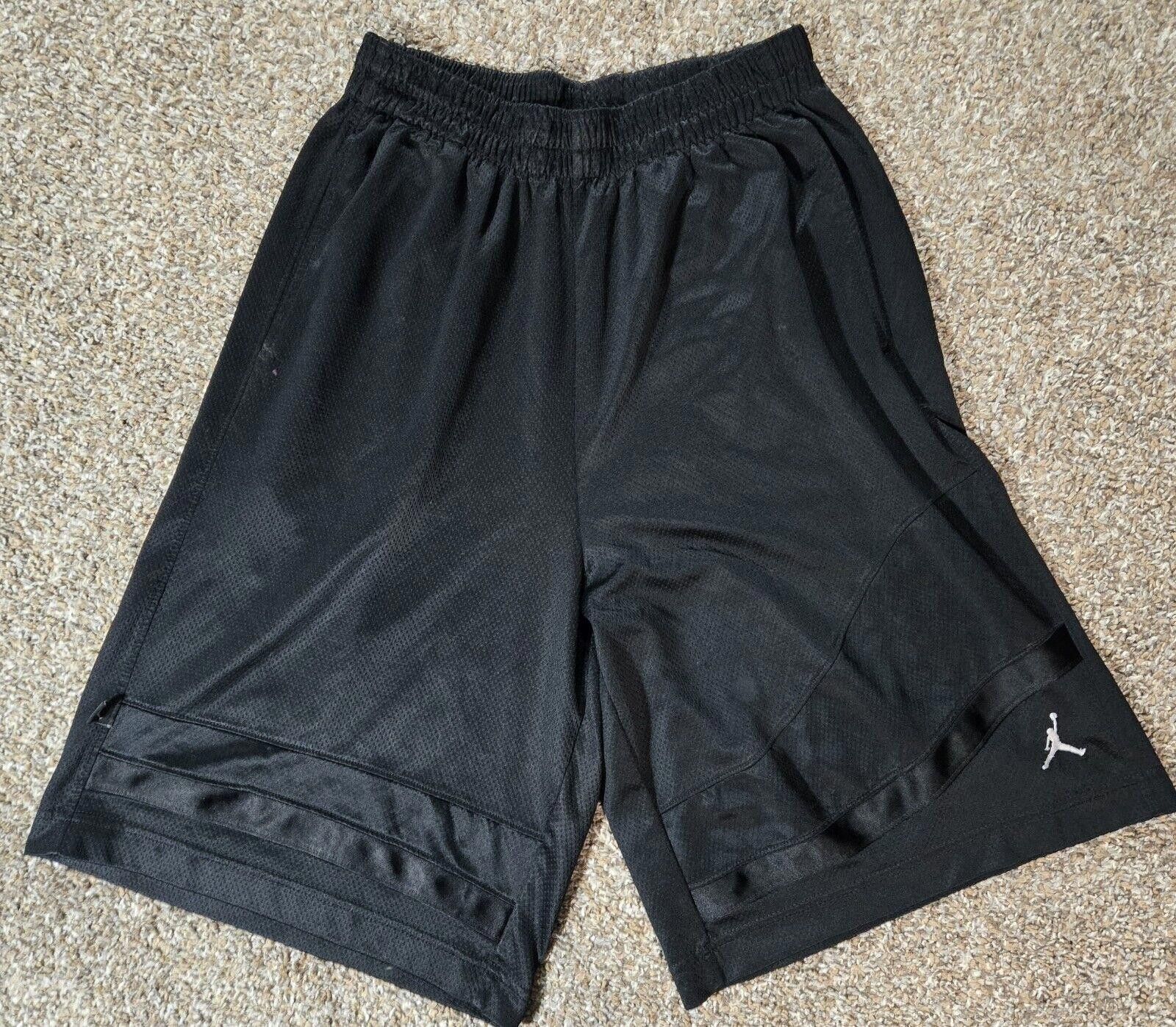 Nike Black Nike Air Jordan Dri Fit Basketball Shorts Size US 34 / EU 50 - 1 Thumbnail