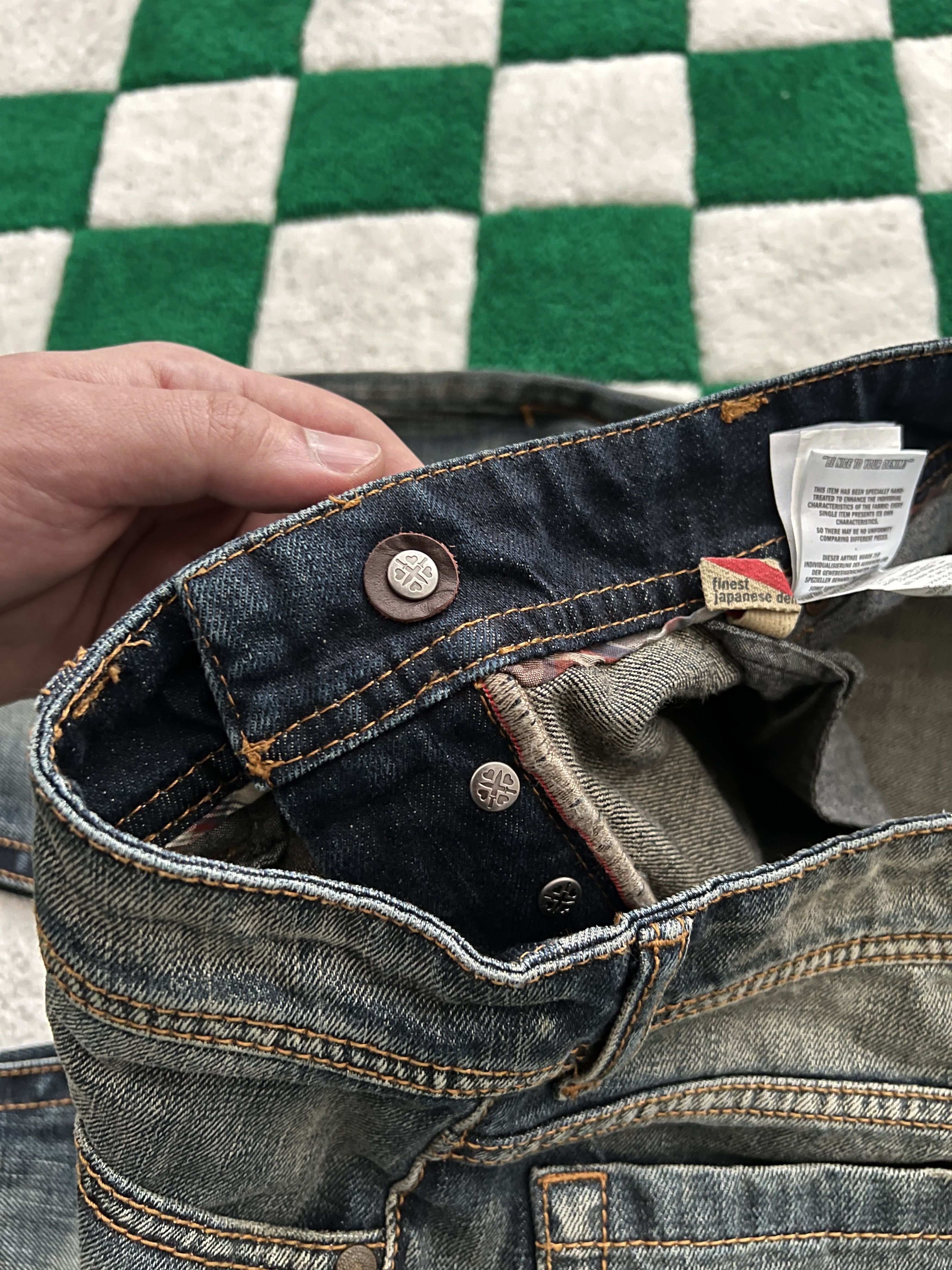 Japanese Brand Vintage Y2K Tribeca New York Japanese Denim Jeans Size US 30 / EU 46 - 15 Thumbnail