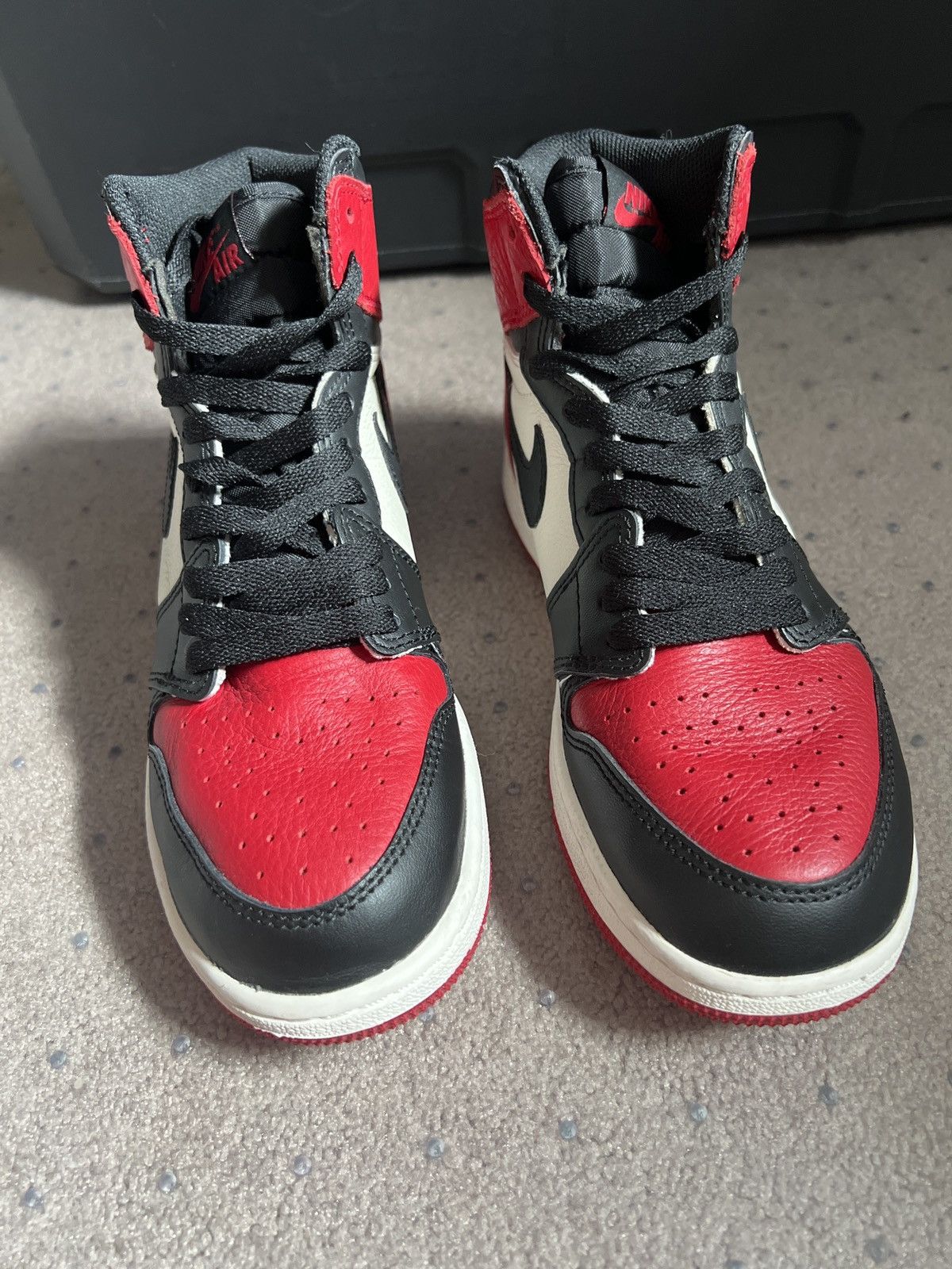 Jordan Brand Bred toe Jordan 1 high (2018) Size US 6 / EU 39 - 3 Thumbnail