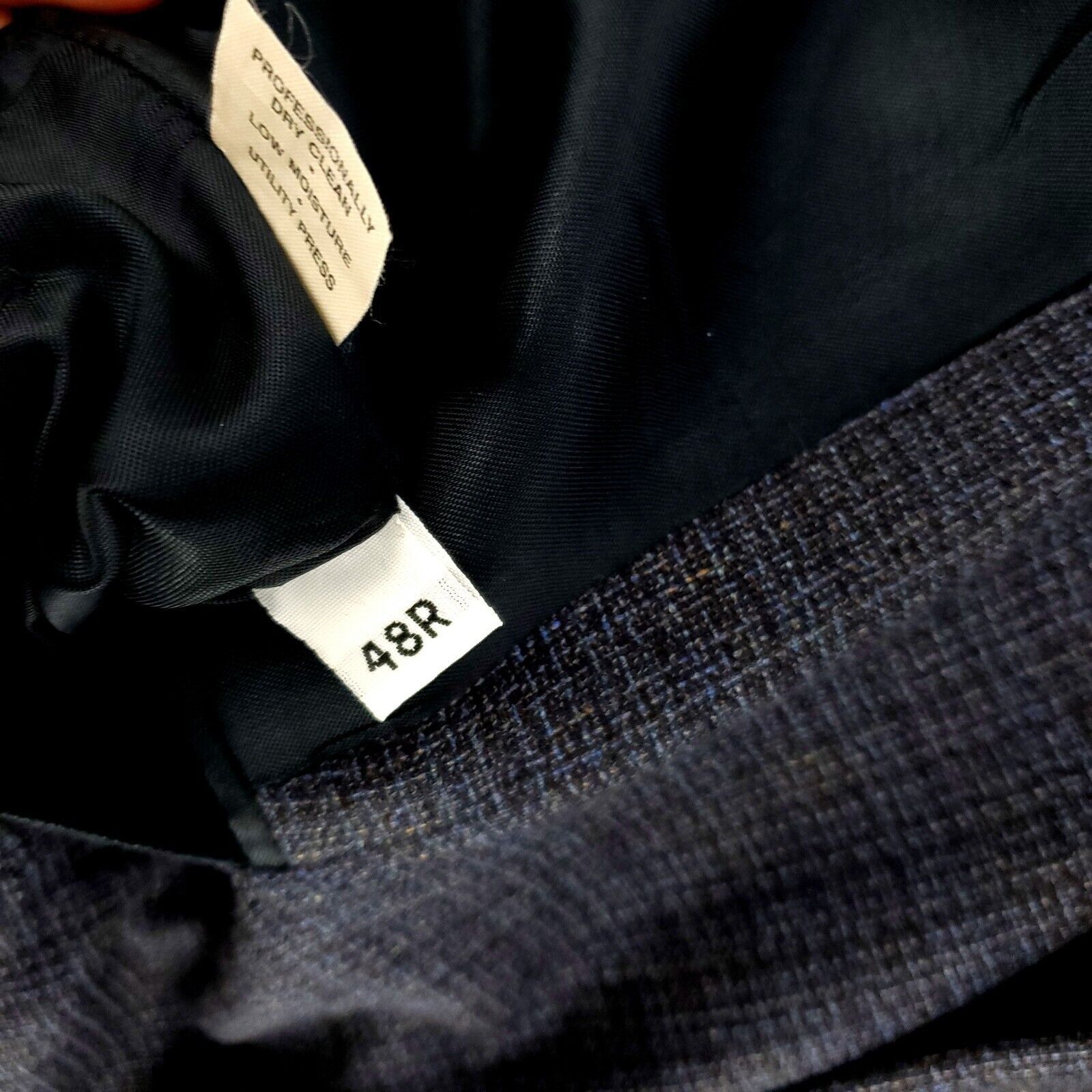 Hart Schaffner Marx Hart Schaffner Marx Nordstrom Comfort Wool 3 Button Sport Co Size 46L - 9 Thumbnail