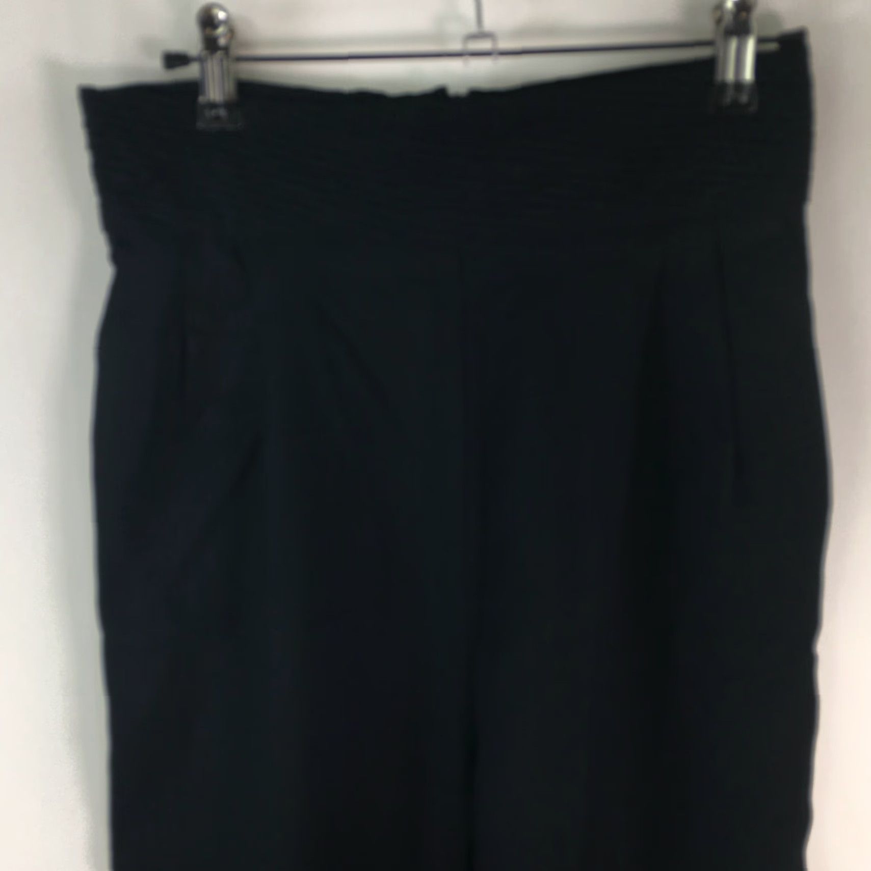 Vintage Vintage 35th & 10th Womens Black High Rise Straight Leg Dress Pants Size 9 Size 26" / US 2 / IT 38 - 4 Thumbnail