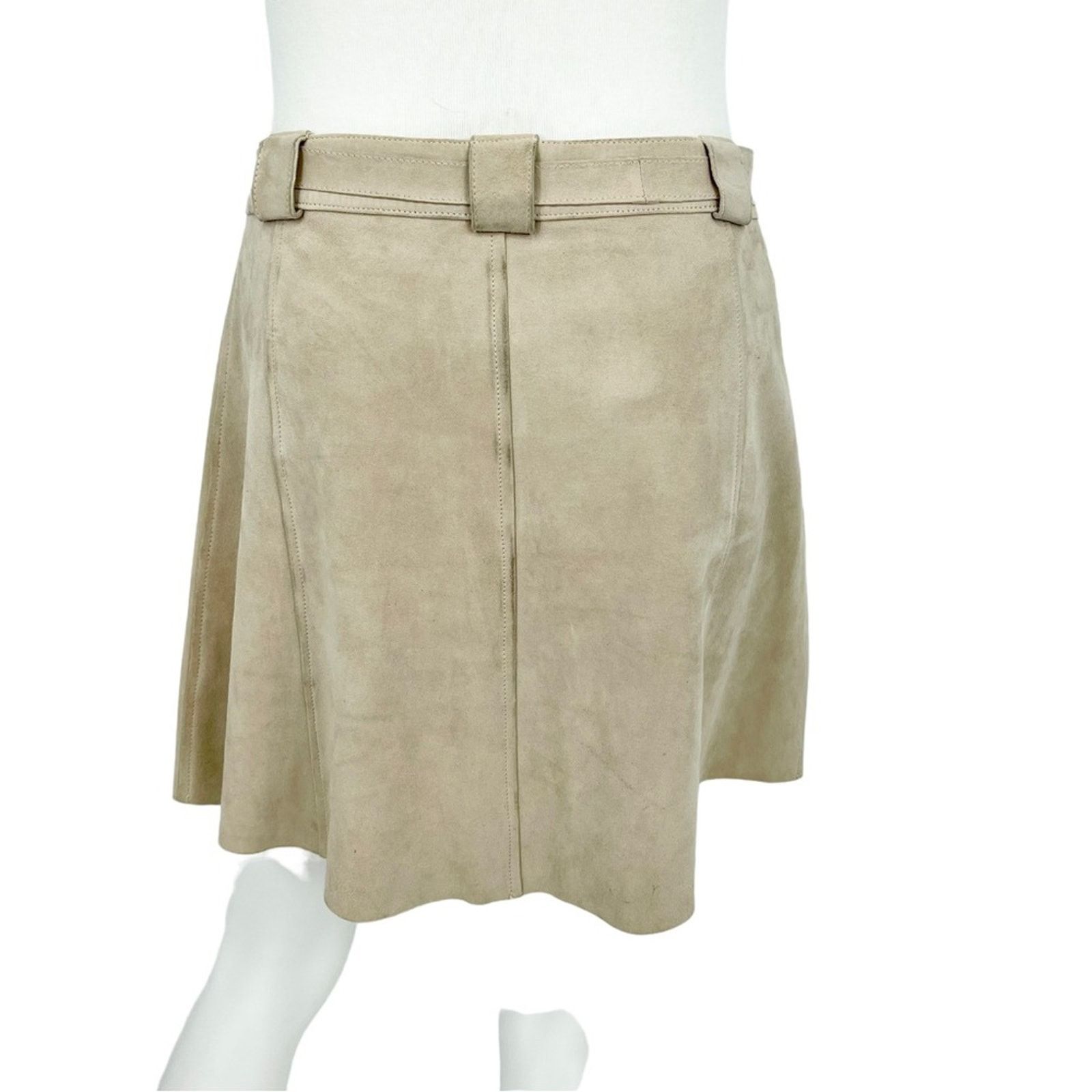 Madewell Madewell Faux Tan Suede Mini Leather Wrap Skirt Size 2 Size 26" / US 2 / IT 38 - 8 Thumbnail
