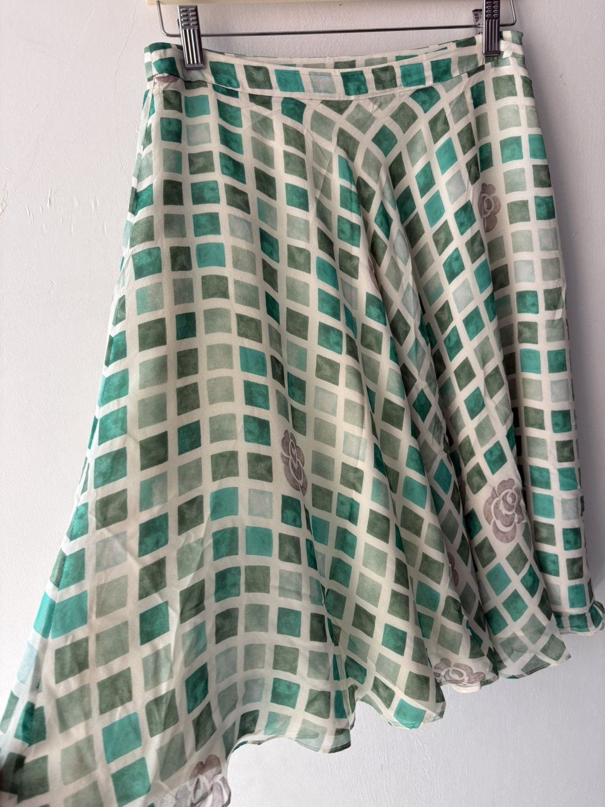 Vintage Beymen silk skirt Size 26" / US 2 / IT 38 - 8 Thumbnail
