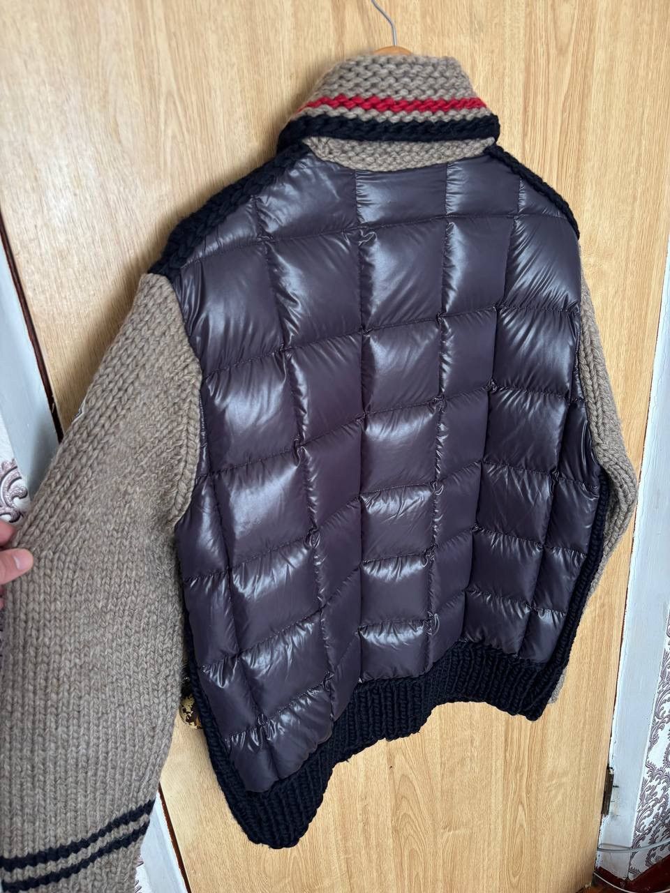 Moncler Vintage Moncler Wool Down Jacket Size US XL / EU 56 / 4 - 14 Thumbnail