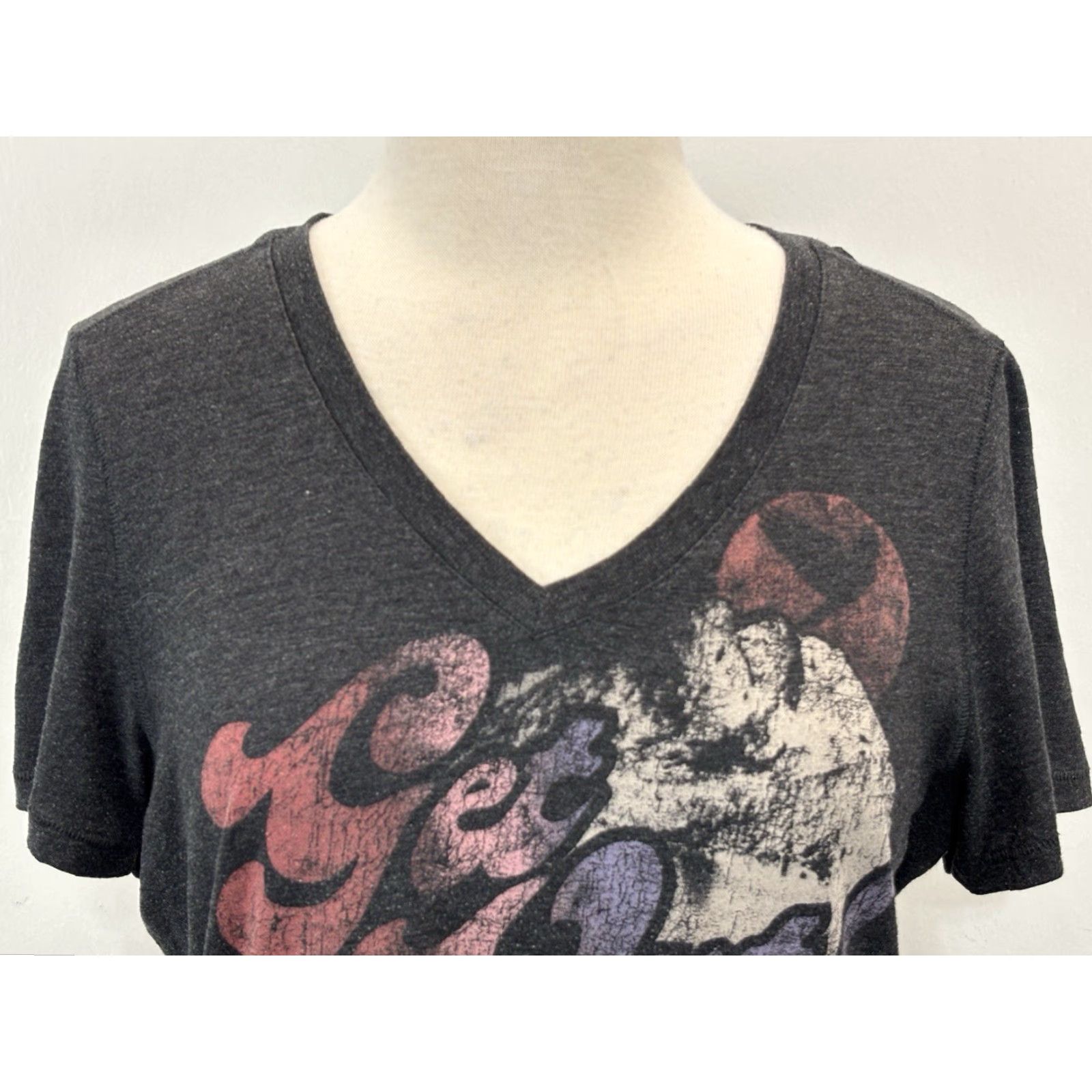 Life is Good VINTAGE? No. Life Is Good Shirt | T-Shirt | Women | Large | Gray | V-Neck | Graphic Get Out There Hiking | Short Sleeve | Cotton Blend Size L / US 10 / IT 46 - 5 Thumbnail