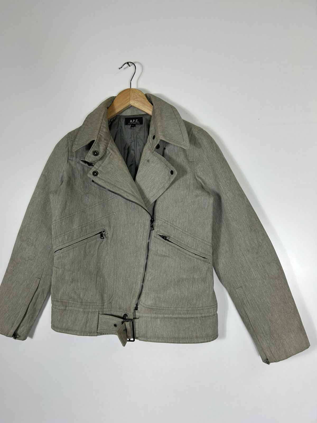 A.P.C. A.P.C. Paris Vintage Moto Jacket – Made in Japan Size S / US 4 / IT 40 - 6 Thumbnail