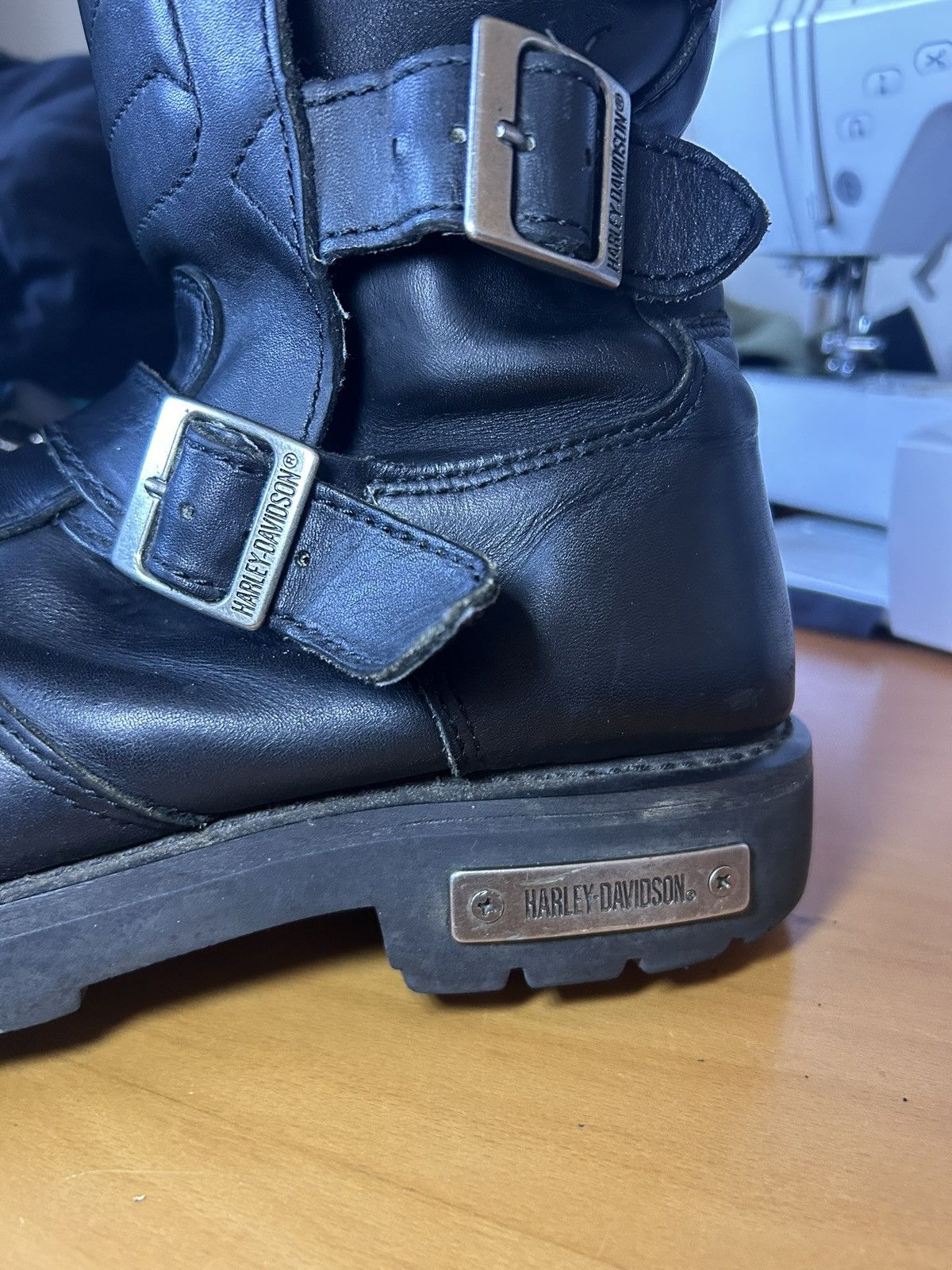 Harley Davidson Vintage Harley Davidson “Defender” moto boots Size US 11.5 / EU 44-45 - 14 Thumbnail