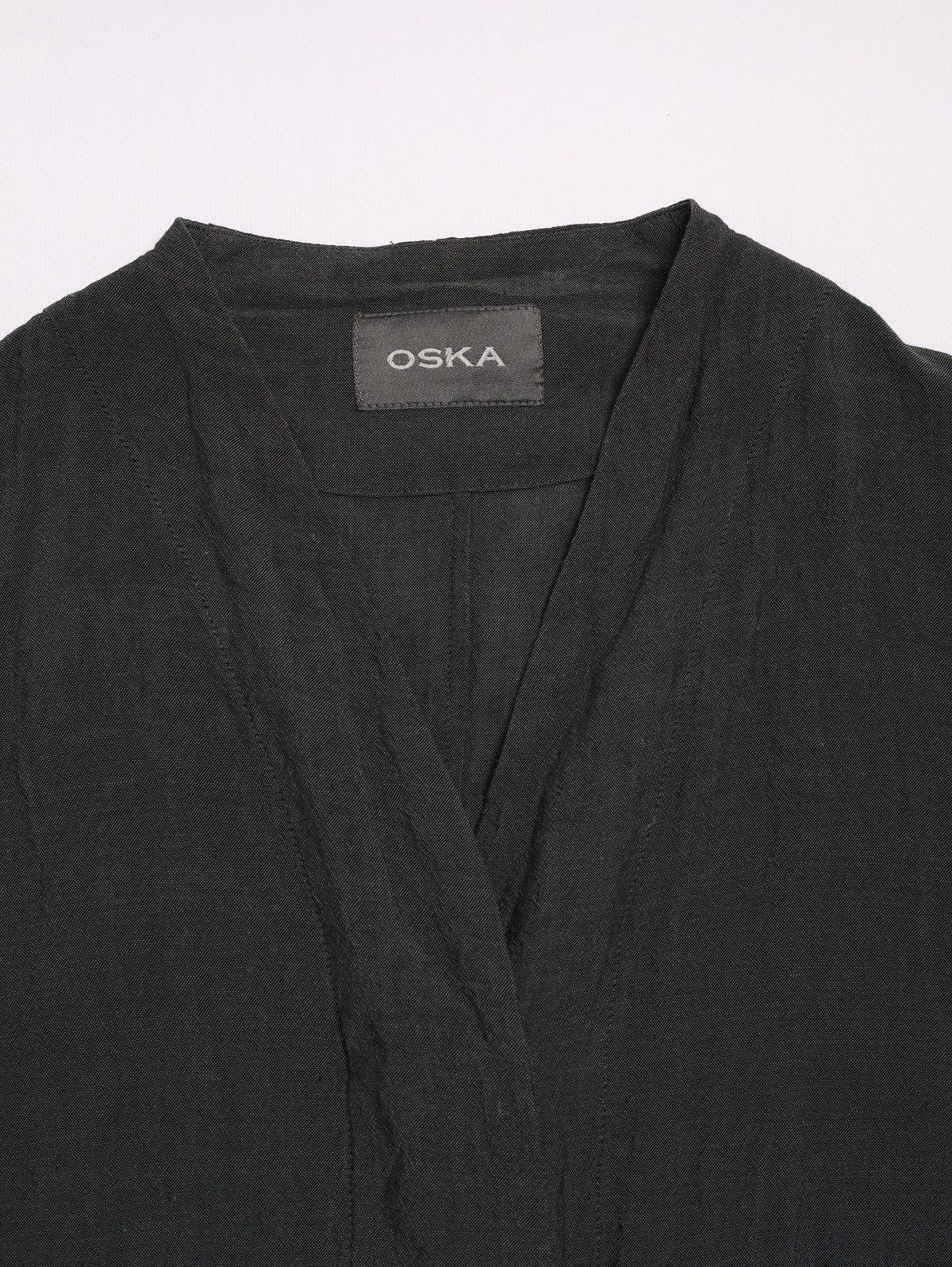 OSKA Oska Linen Viscose Light Blazer Jacket Bluse Edina Size L / US 10 / IT 46 - 5 Thumbnail