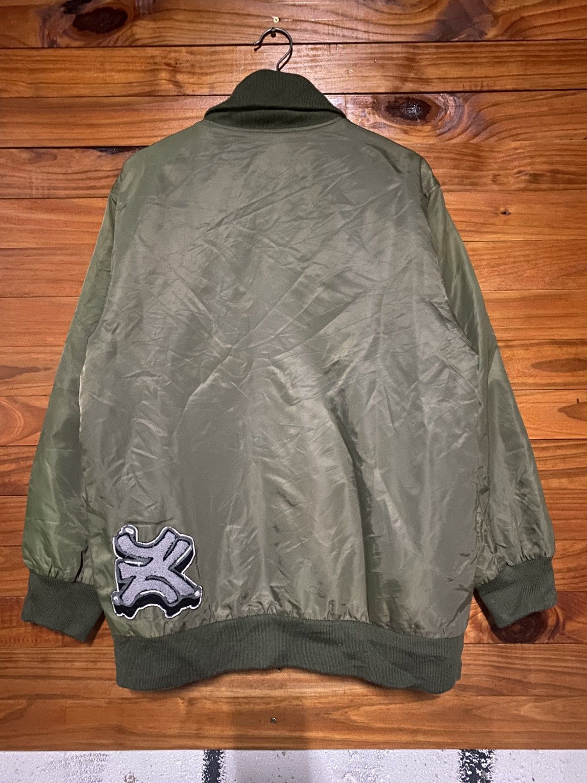 Vintage Vintage Brooklyn Overall BRKLYNS 06 Varsity Bomber Jacket Size US M / EU 48-50 / 2 - 10 Thumbnail