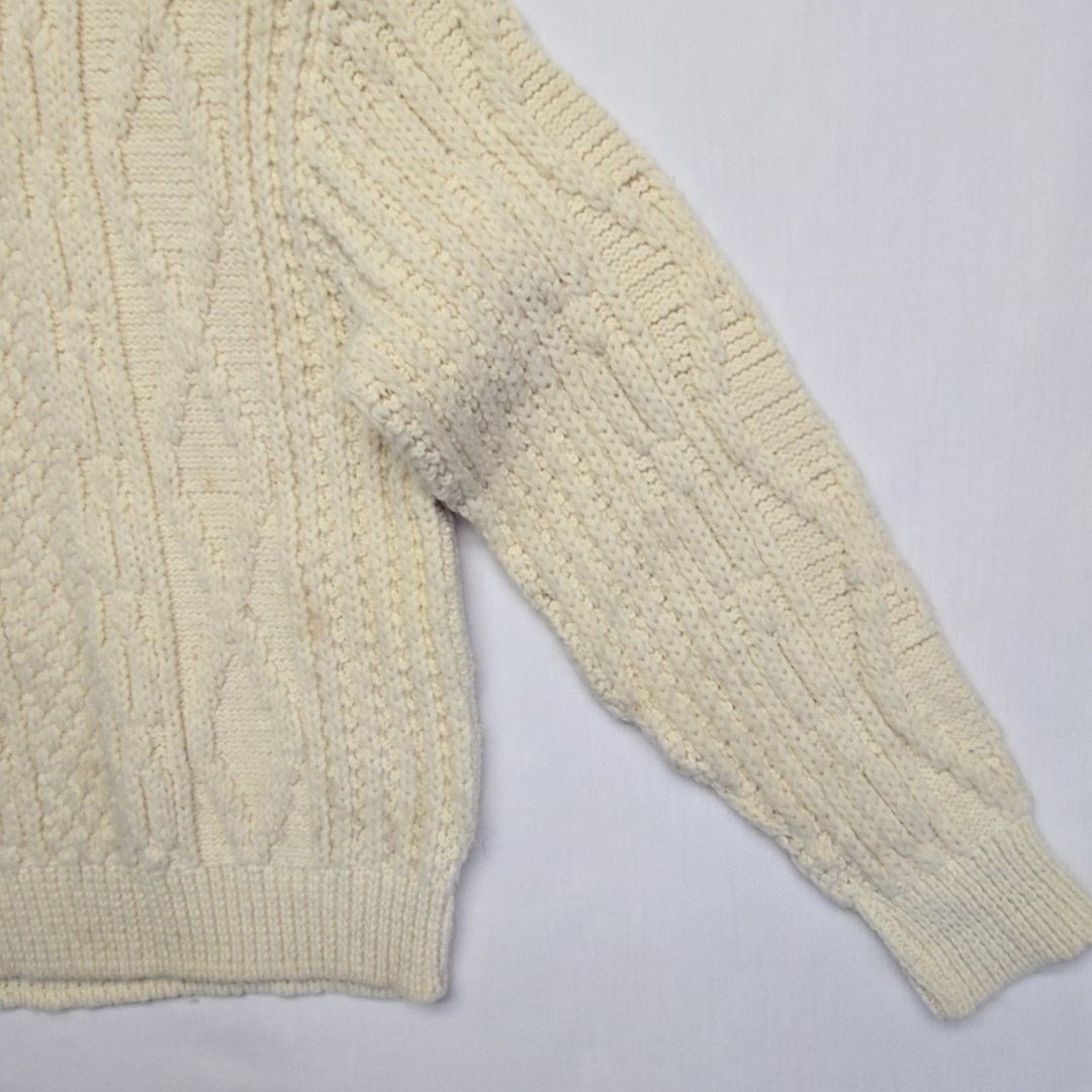 Sears Vintage Sears Sweater Cable Knit Wool 70s Mock Neck Small Size US S / EU 44-46 / 1 - 4 Thumbnail