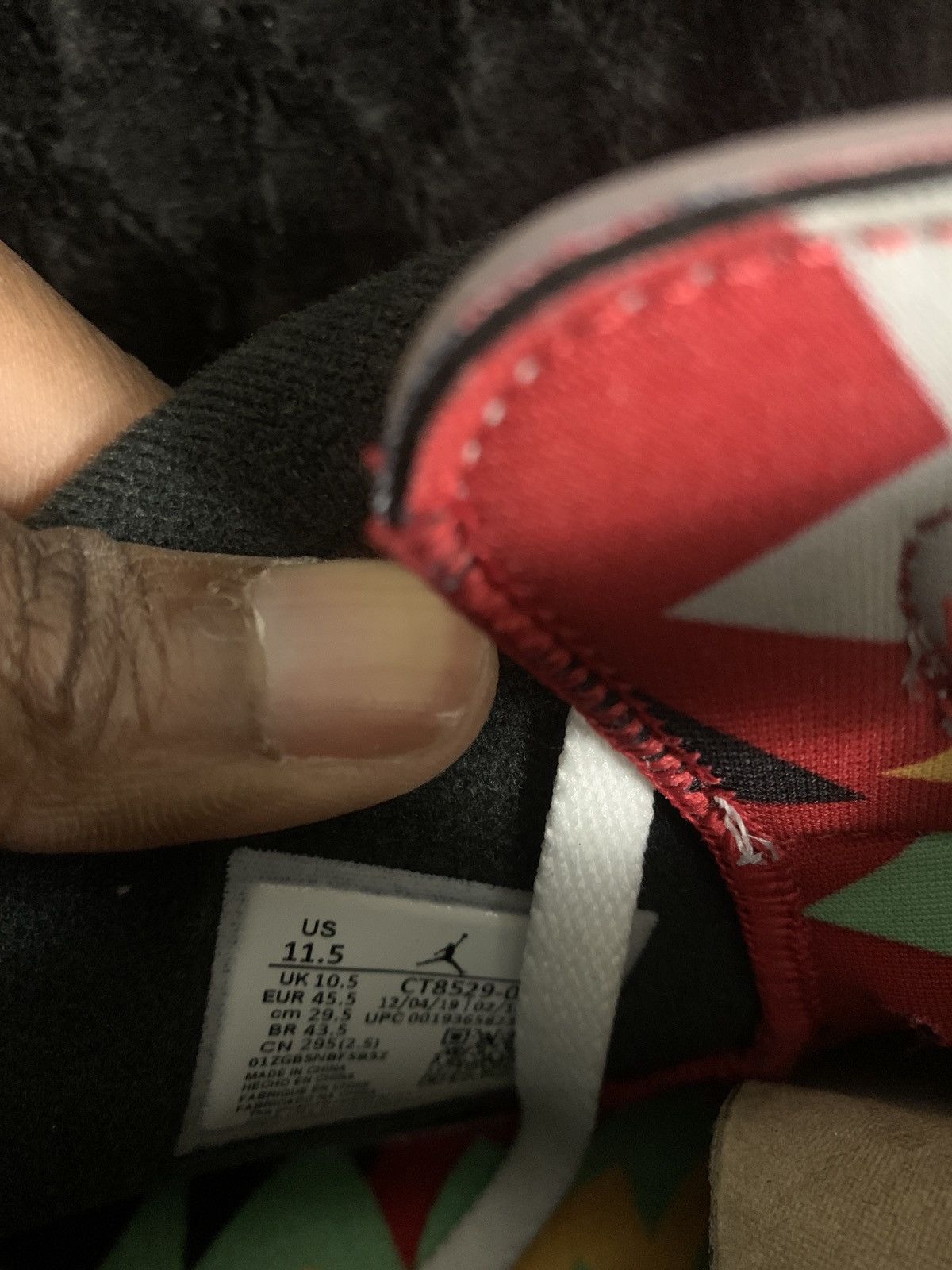 Jordan Brand Air Jordan 6 Retro “Hare” 2020 Size US 11.5 / EU 44-45 - 6 Thumbnail