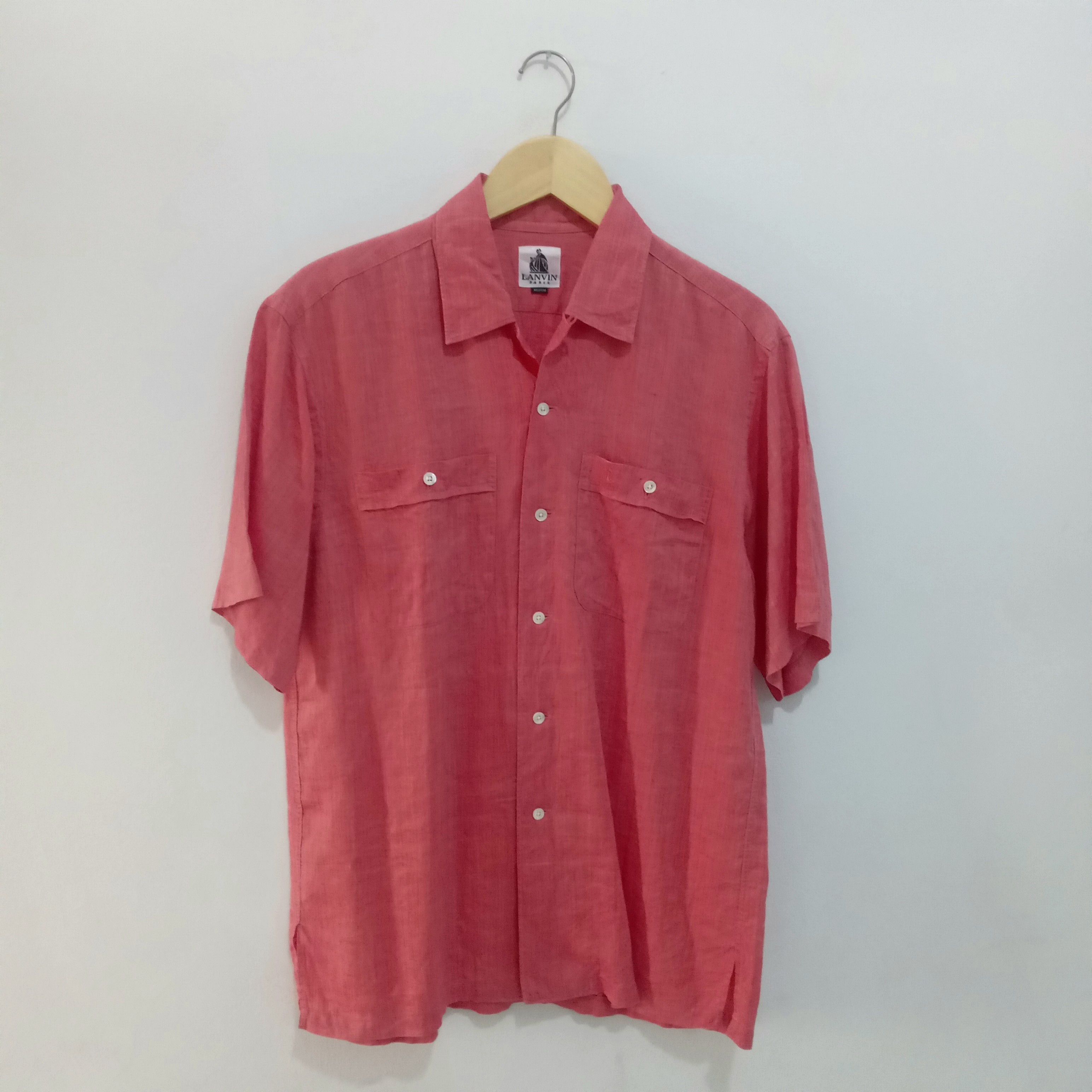 Lanvin Lanvin paris shirt open collar Size US M / EU 48-50 / 2 - 1 Thumbnail