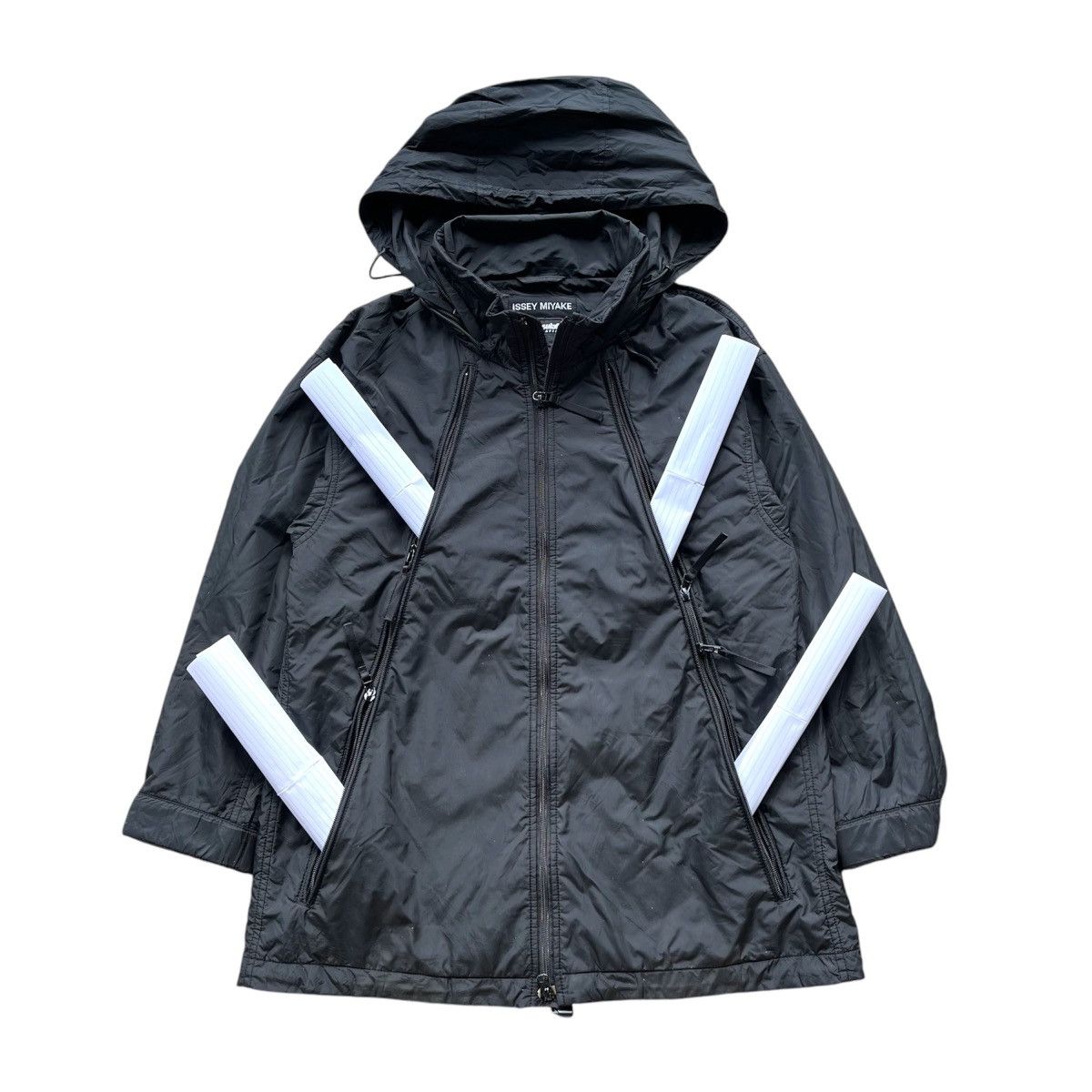 Issey Miyake × Japanese Brand Vintage Issey Miyake Parachute Thinsulate Multizipper Jacket Size US L / EU 52-54 / 3 - 1 Thumbnail