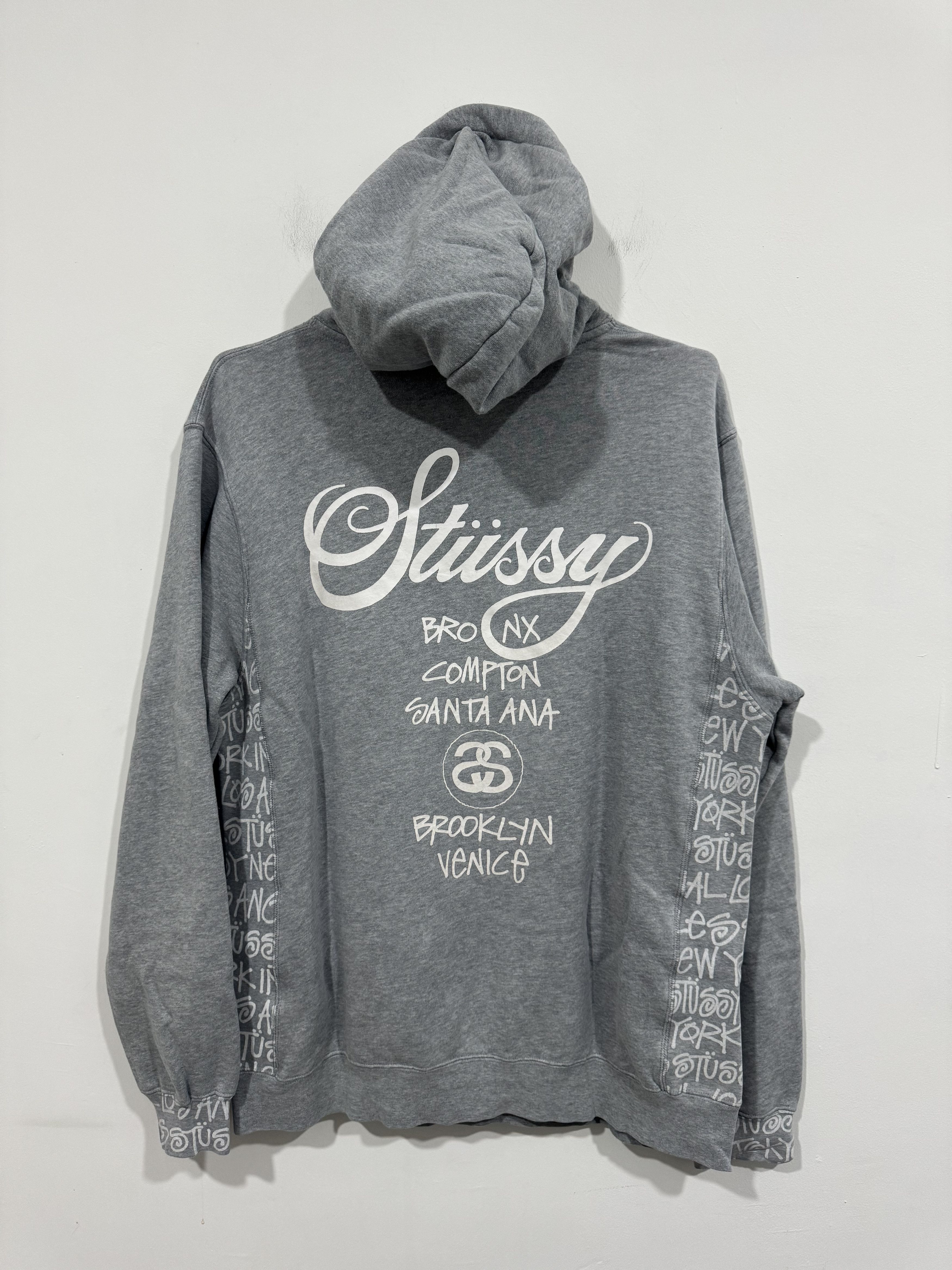 Stussy Stussy Gray Hoodie Size US L / EU 52-54 / 3 - 1 Thumbnail