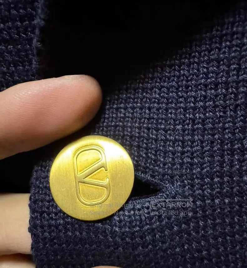 Valentino Valentino Double-breasted logo casual jacket Size S / US 4 / IT 40 - 4 Thumbnail