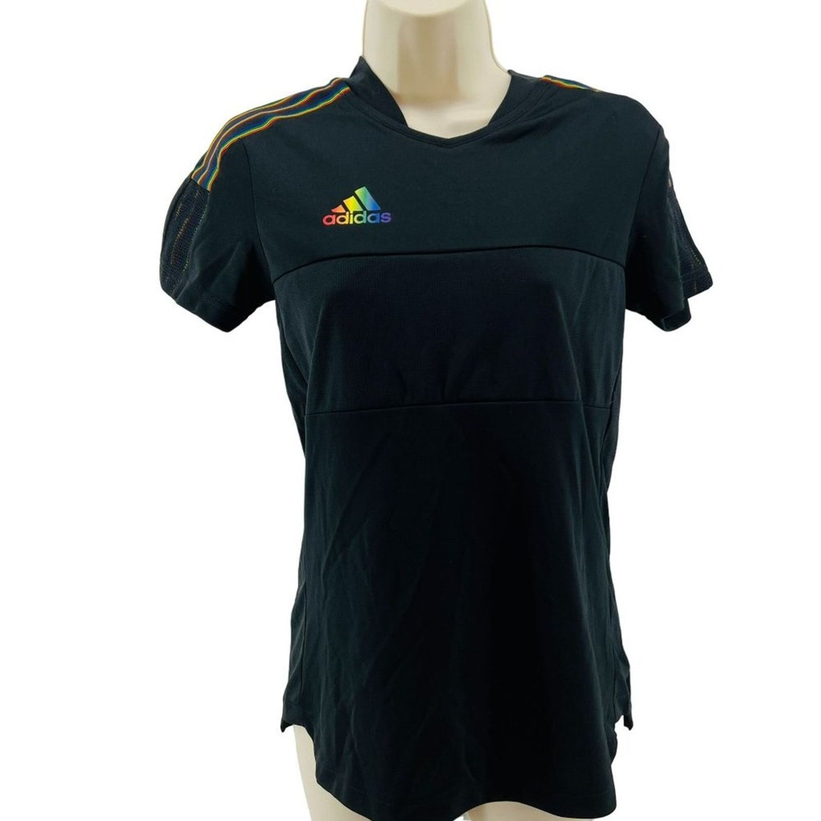 Adidas adidas Tiro Pride Jersey Short Sleeve Womens Xsmall Size XS / US 0-2 / IT 36-38 - 1 Thumbnail