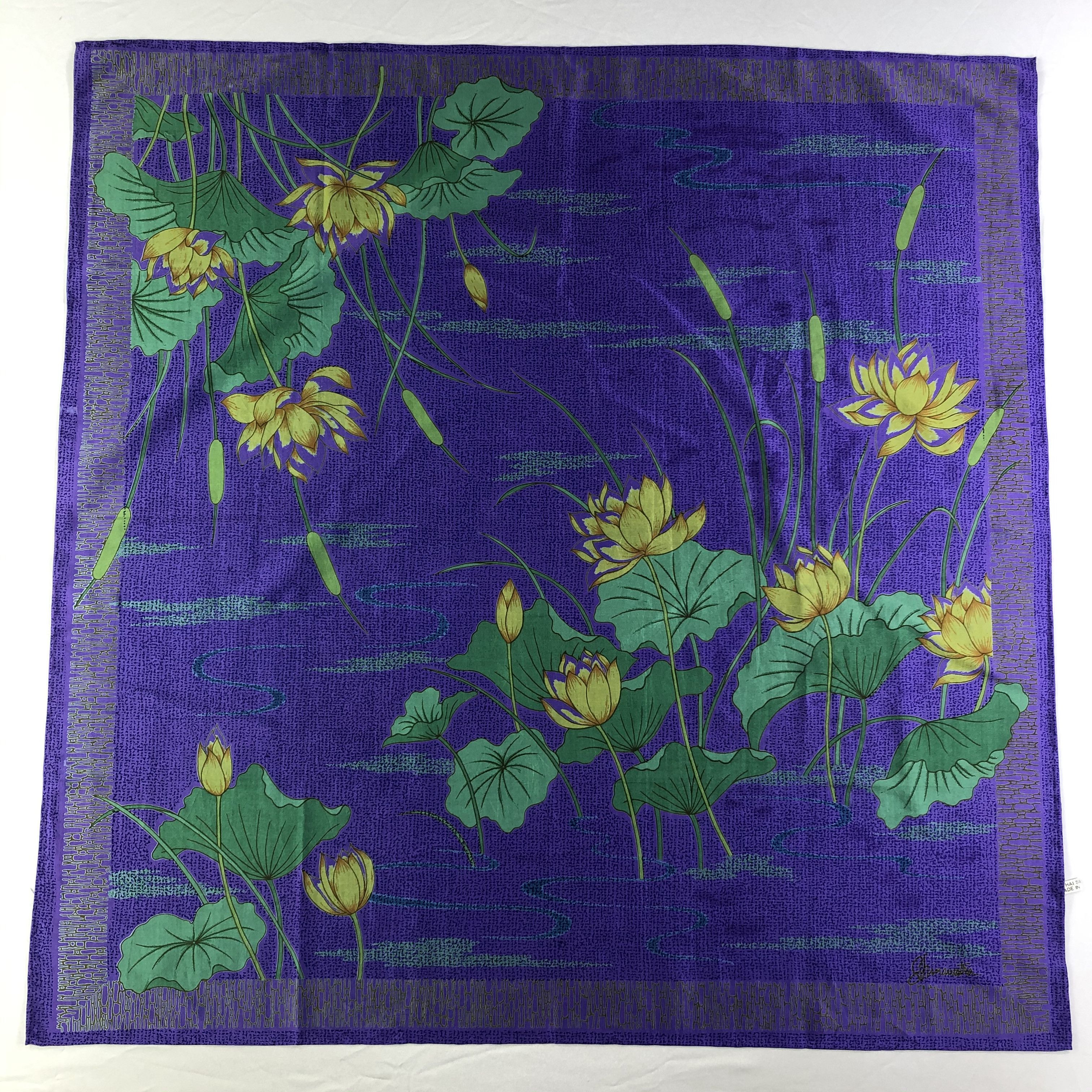 Vintage Vintage Silk Scarf Size ONE SIZE - 2 Thumbnail