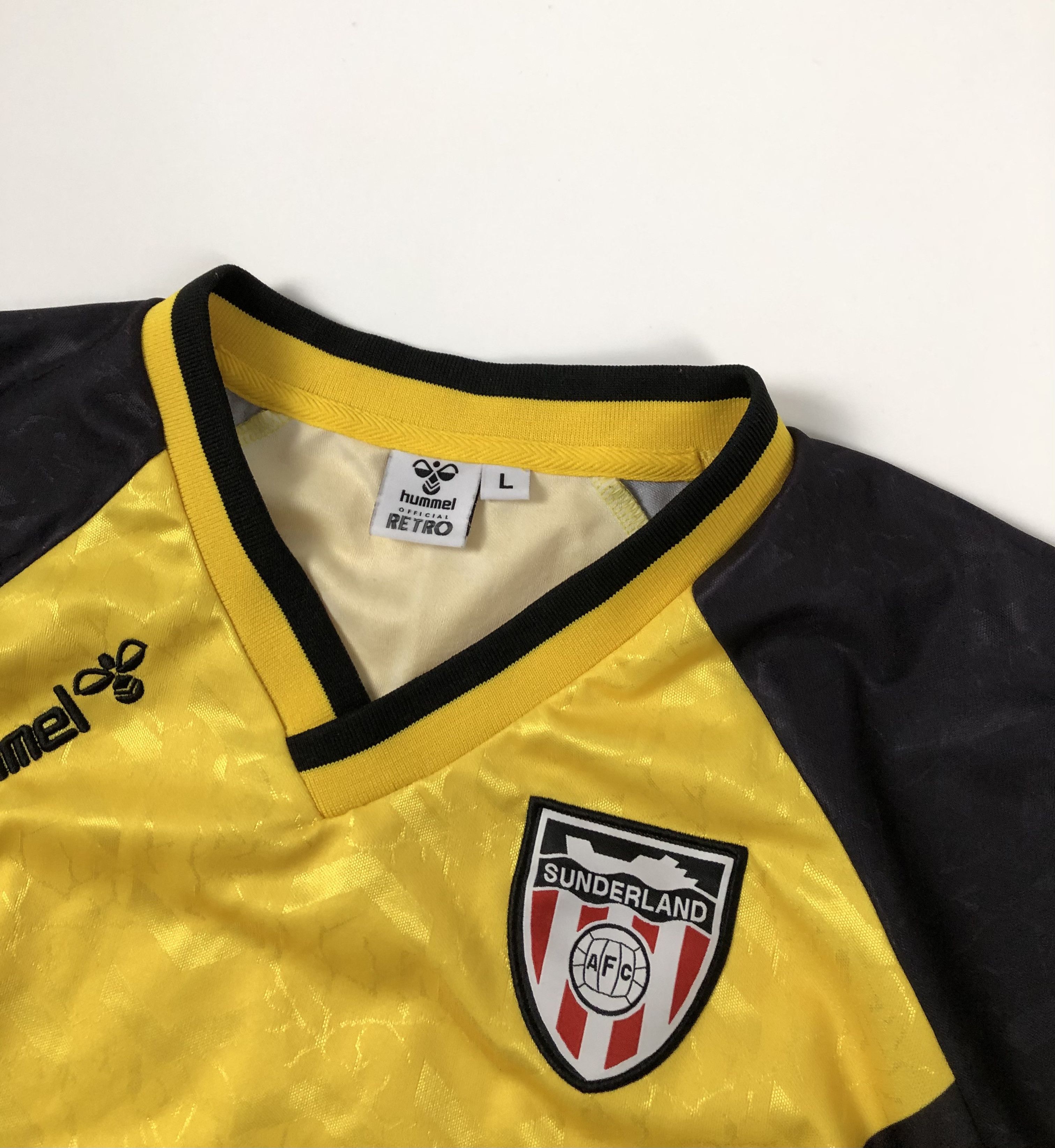 Hummel Hummel Sunderland 1992 Third Official Retro Football Shirt Size US L / EU 52-54 / 3 - 3 Thumbnail