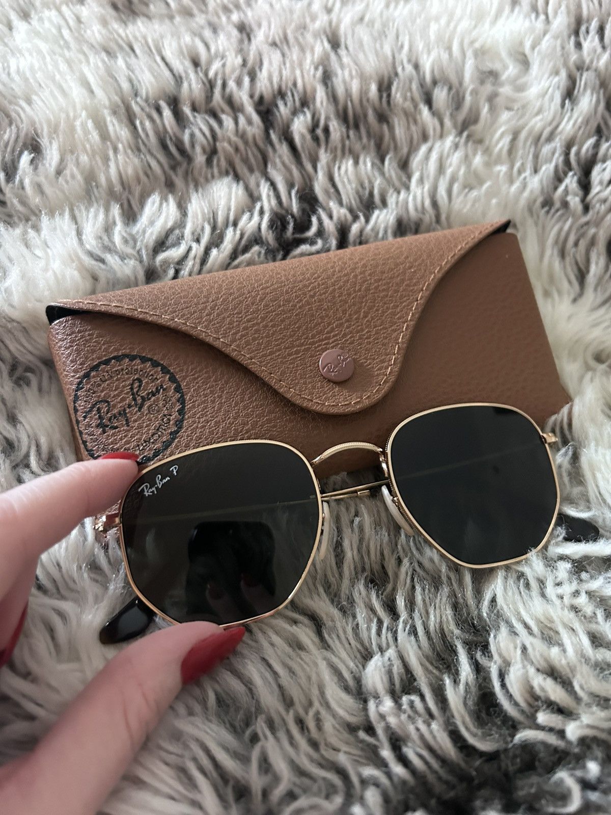 RayBan Ray-Ban Polarized Hexagonal Flat Lenses Size ONE SIZE - 2 Thumbnail