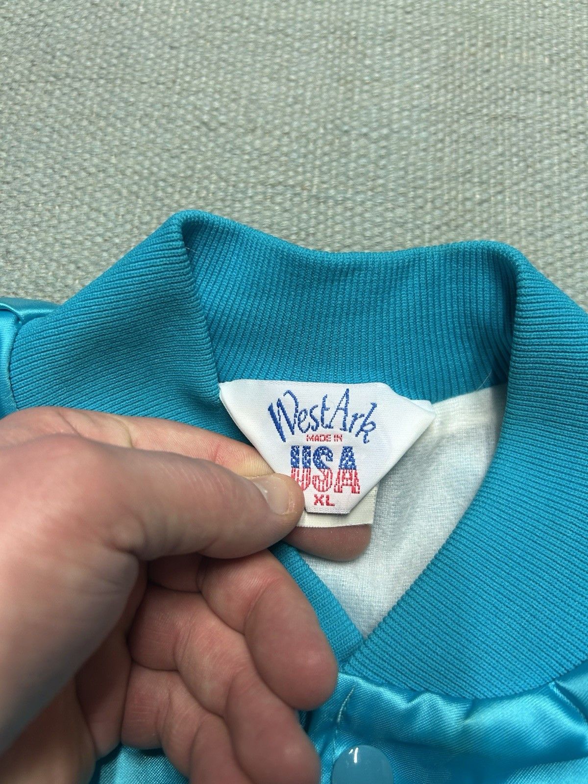 Vintage Satin bomber jacket national clogging convention bluegras XL Size US XL / EU 56 / 4 - 7 Thumbnail