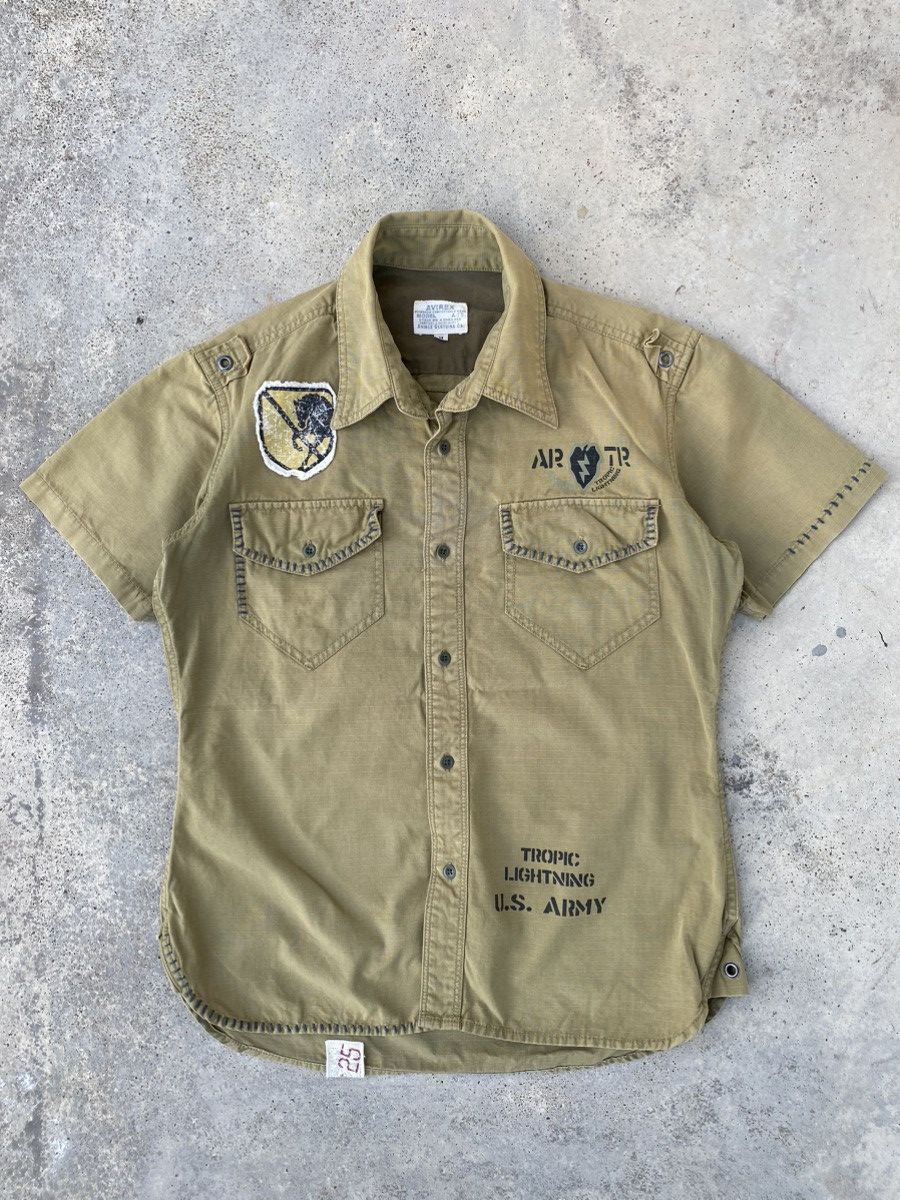 Avirex Faded Avirex Patches Logo Vietnam War Works Shirt Size US M / EU 48-50 / 2 - 6 Thumbnail