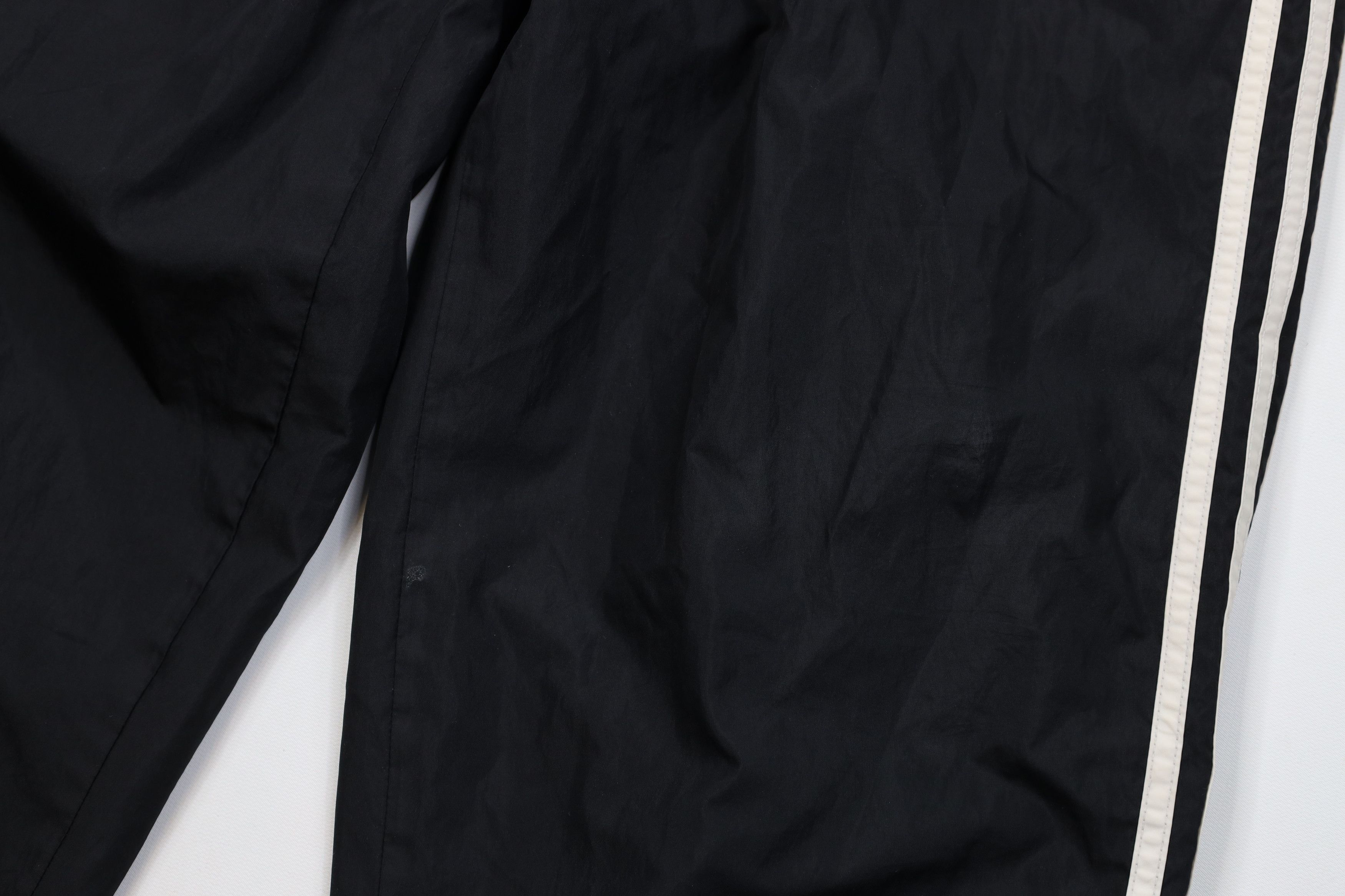 Adidas Vintage 90s Adidas Lined Wide Leg Windbreaker Pants Black Size US 38 / EU 54 - 6 Thumbnail