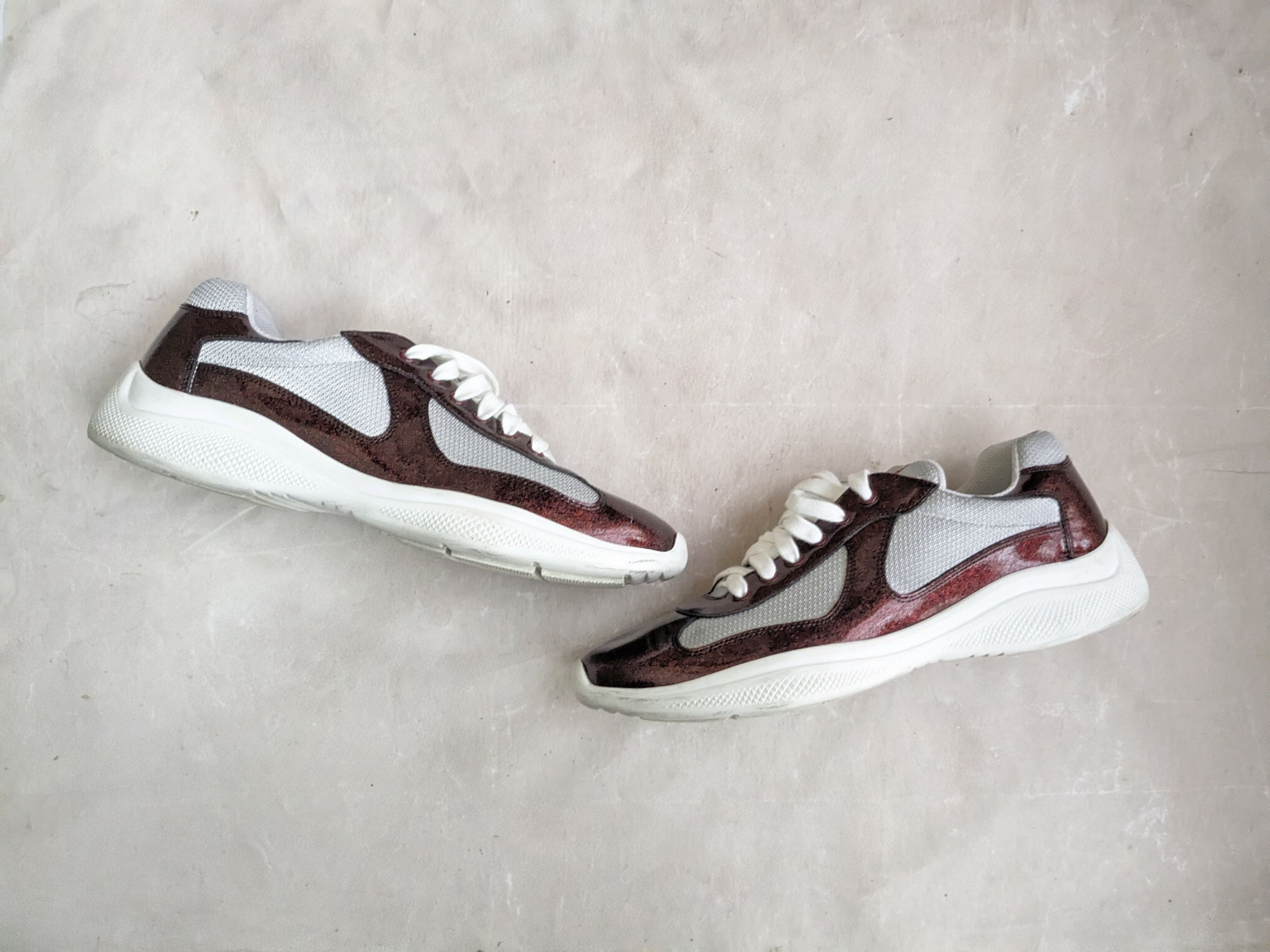 Prada Prada America's Cup Sneakers 11.5 Glitter Red Size US 11.5 / EU 44-45 - 1 Thumbnail