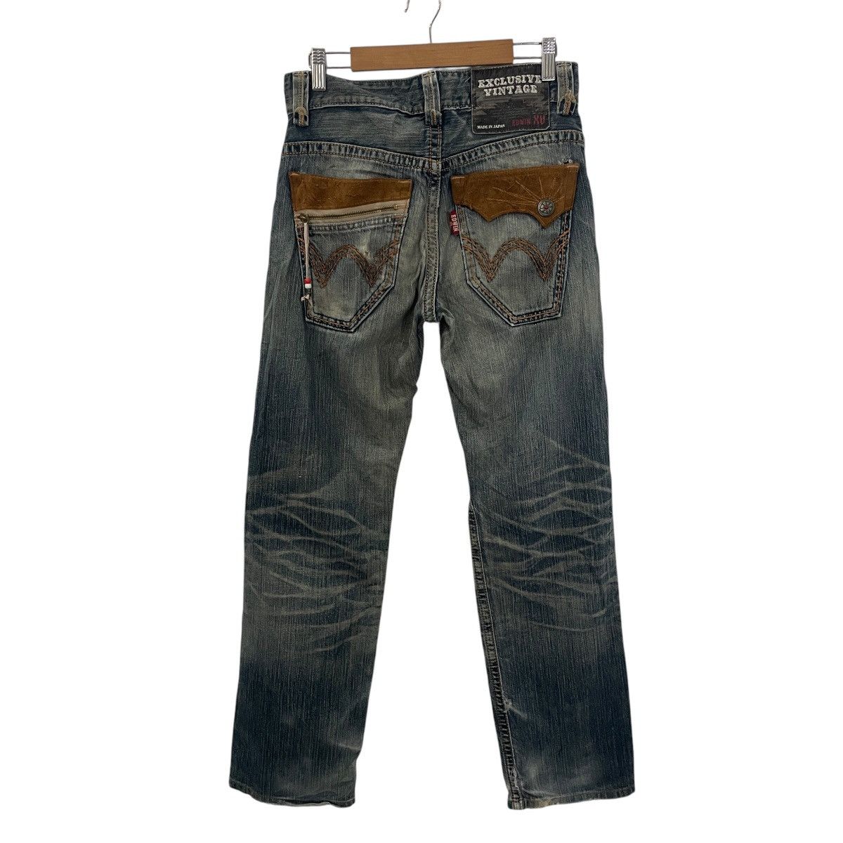 Edwin Vintage Edwin Japan Distressed Cowboy Denim Size US 30 / EU 46 - 8 Thumbnail