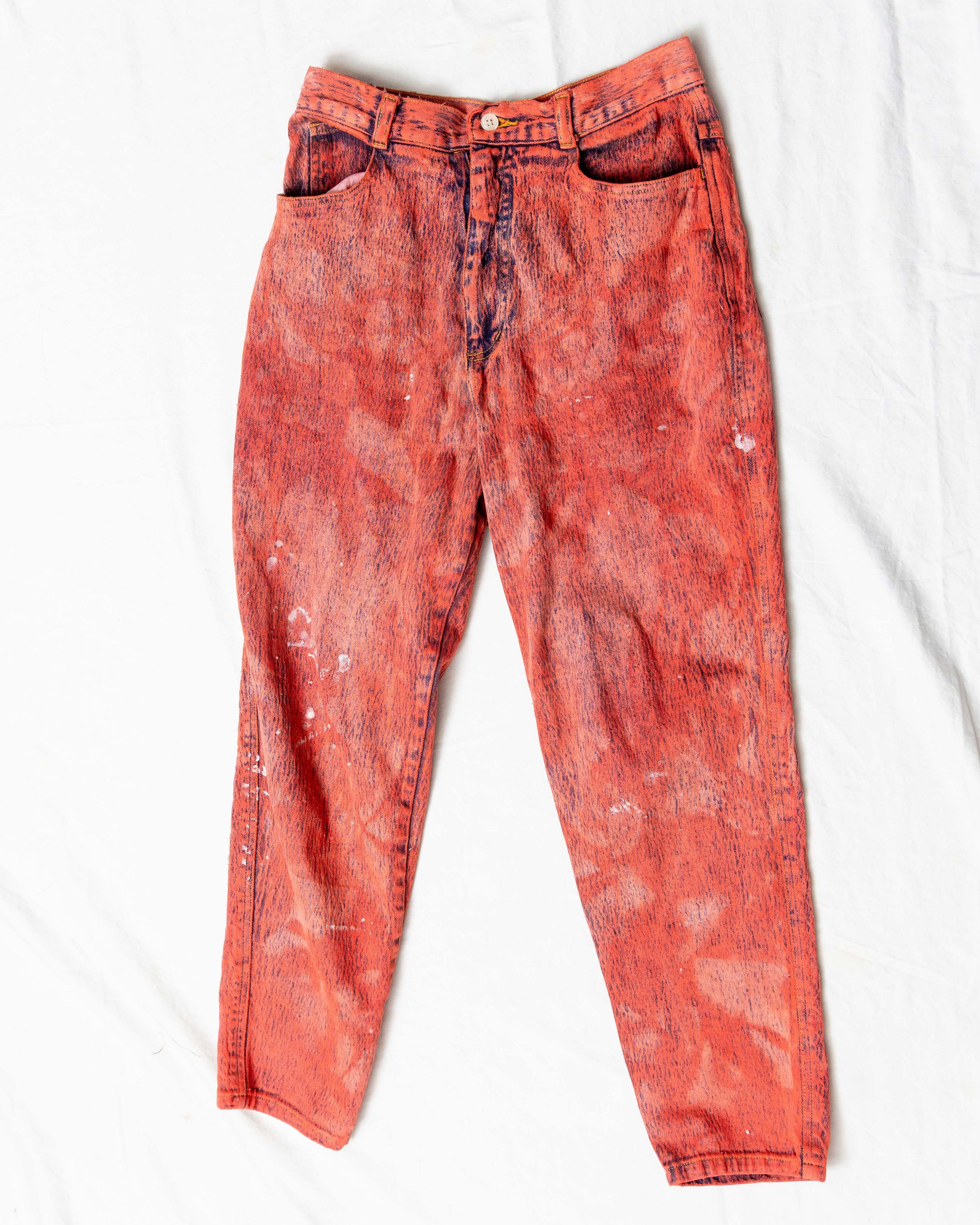 Cadillac × Vintage Vintage Cadillac Club Red Jeans Size US 29 - 1 Thumbnail