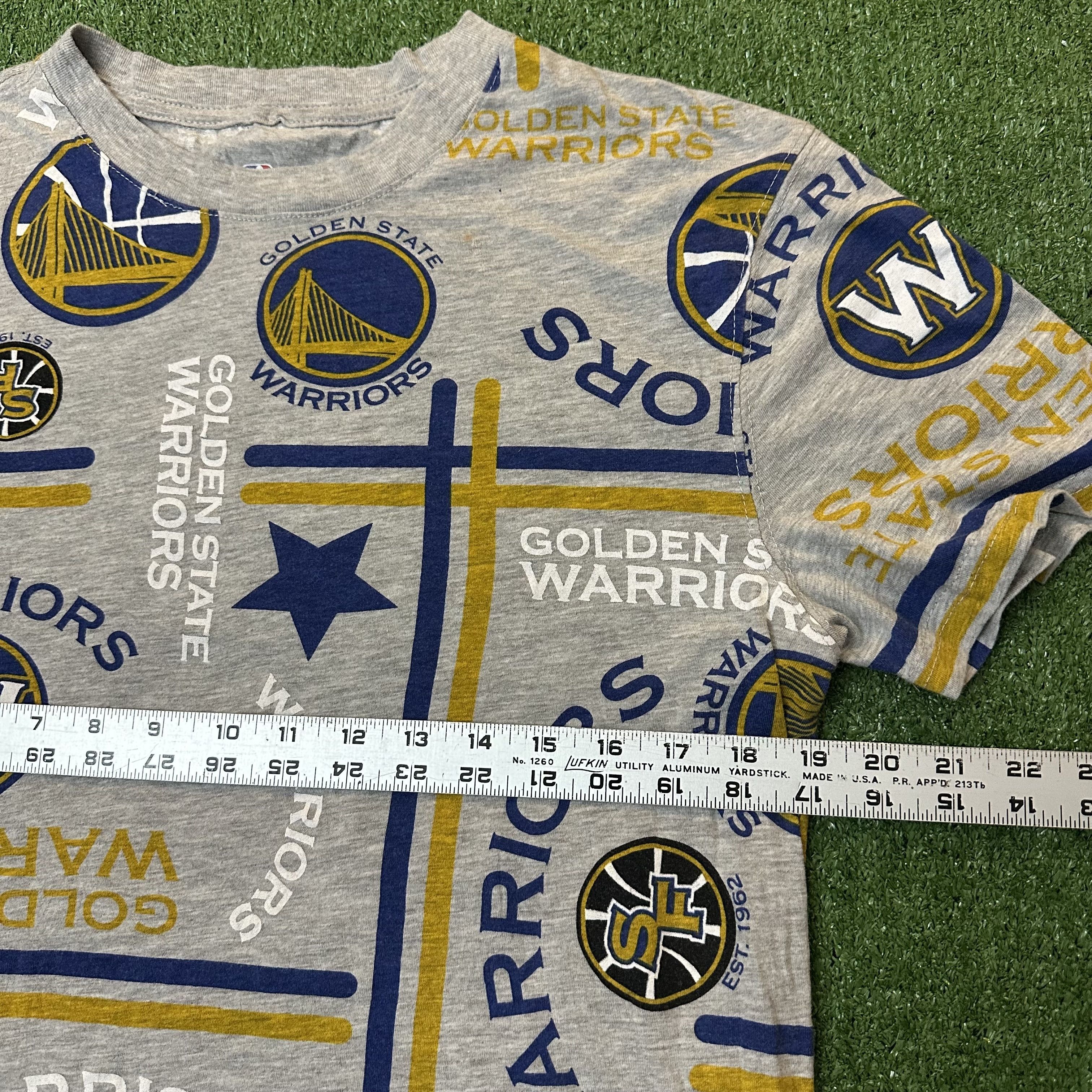NBA Retro NBA Golden State Warriors All Over Print Graphic Tee Size US M / EU 48-50 / 2 - 5 Thumbnail