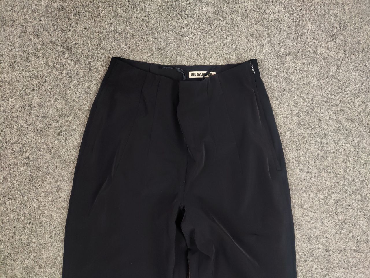 Jil Sander Vintage Jil Sander Woman Polyamide Dark blue ankle Zip Pants Size 40" / US 18 - 7 Thumbnail