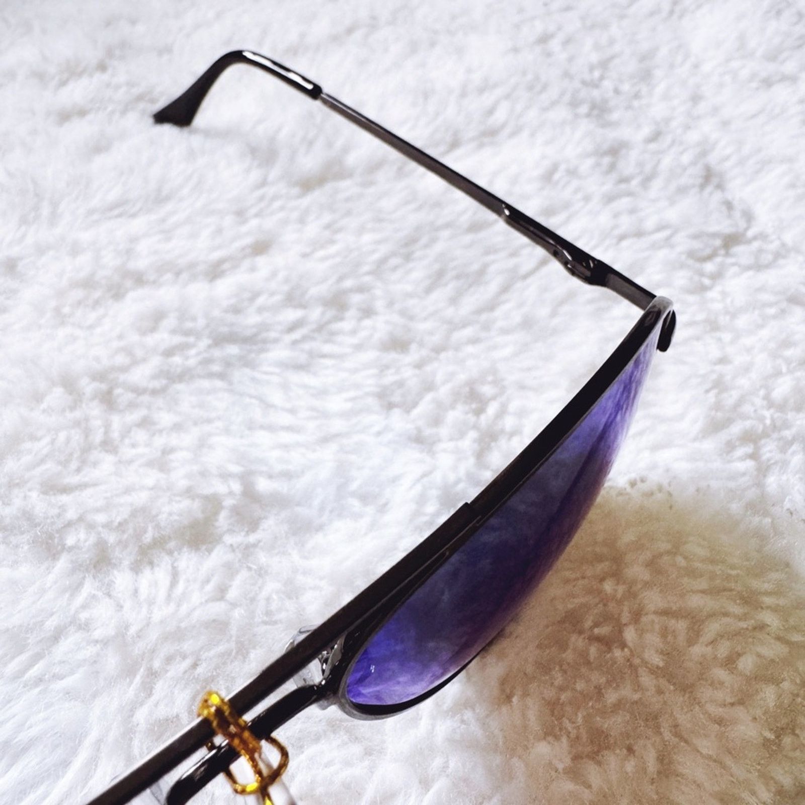 Other Zane Black w/ Blue Lense Polarized Mirrored Sunglasses Size ONE SIZE - 9 Thumbnail