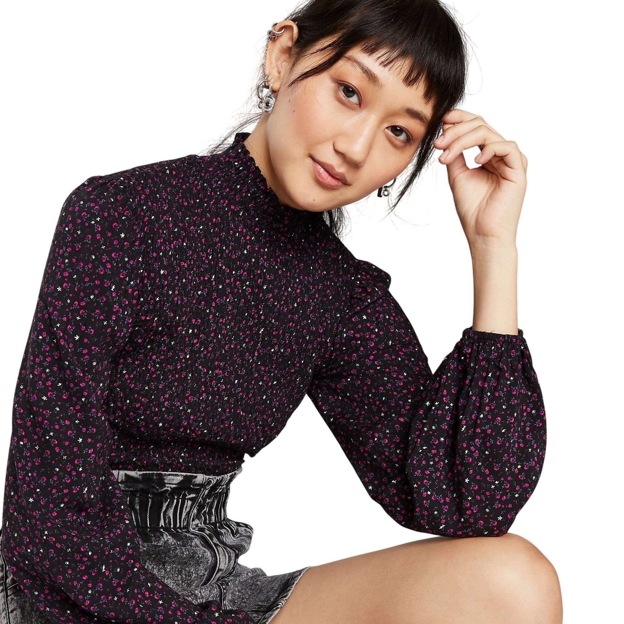 Other Women's Long-Sleeve High-Neck Blouse Size Small Size S / US 4 / IT 40 - 6 Thumbnail