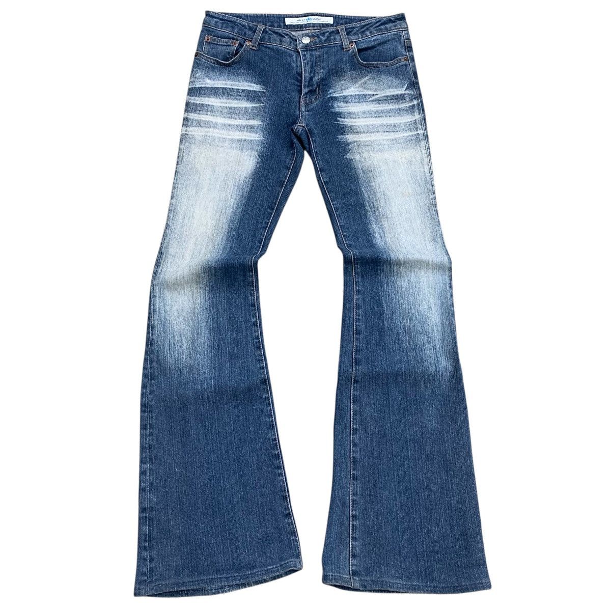 If Six Was Nine × Japanese Brand × Le Grande Bleu (L.G.B.) LGB Style💥Oo-La-La Sasson Bootcut Flared Nice Faded Jeans Size US 29 - 1 Thumbnail