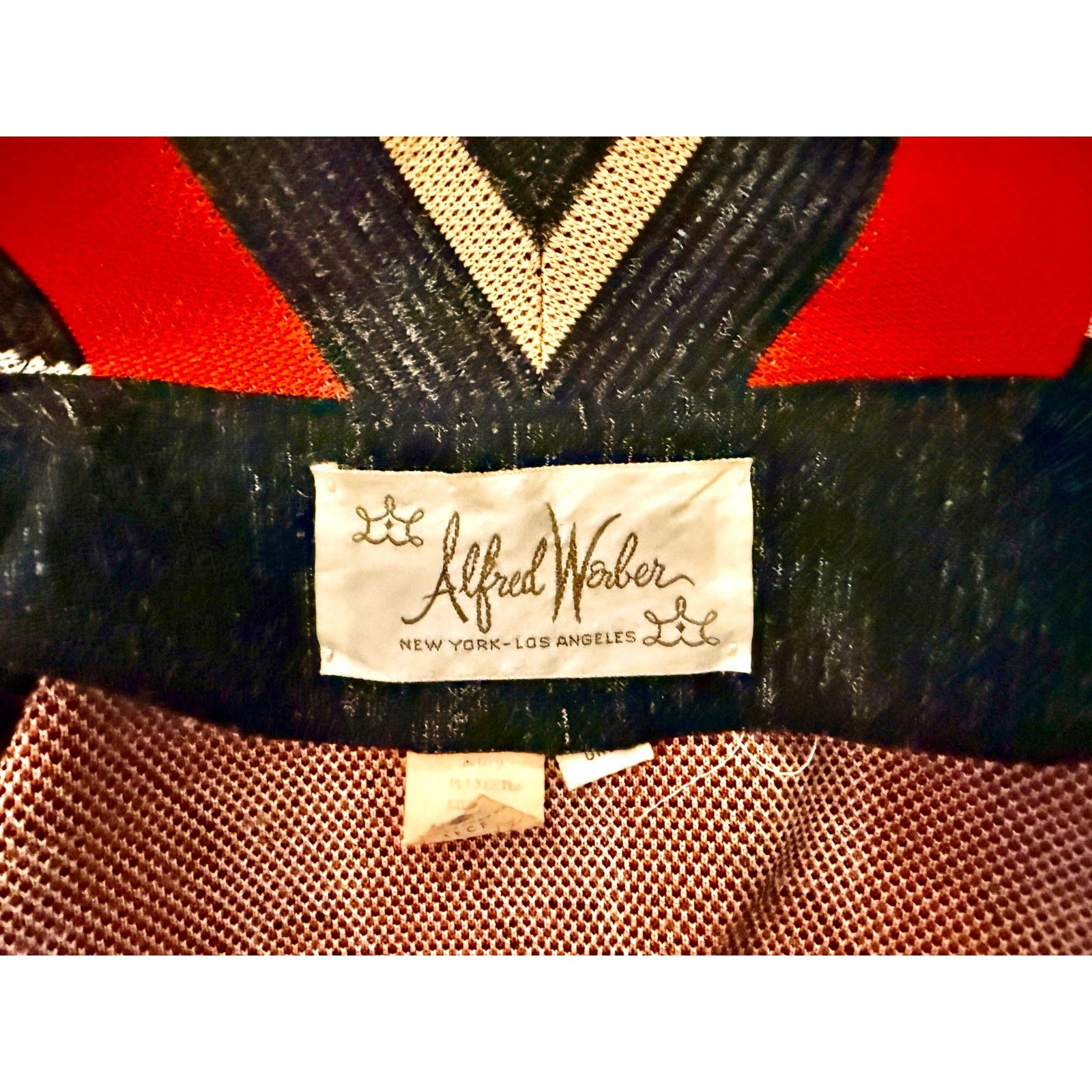 Vintage Vintage 60s Alfred Weber Geometric Tie Waist Trench Size M / US 6-8 / IT 42-44 - 9 Thumbnail