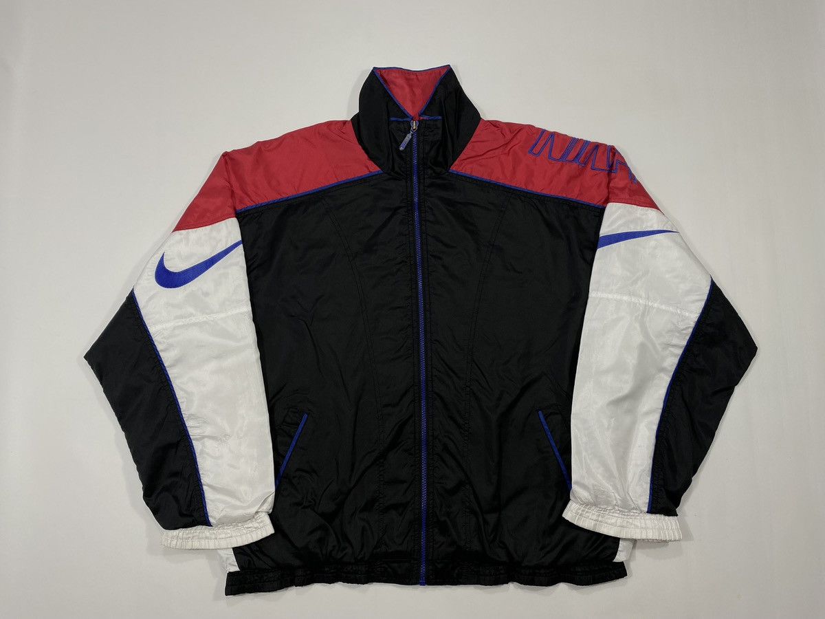 Nike LASTDROP🔥 Vintage 90s Nike Veni Vidi Vici Cobra Nylon Jacket Size US XL / EU 56 / 4 - 14 Thumbnail