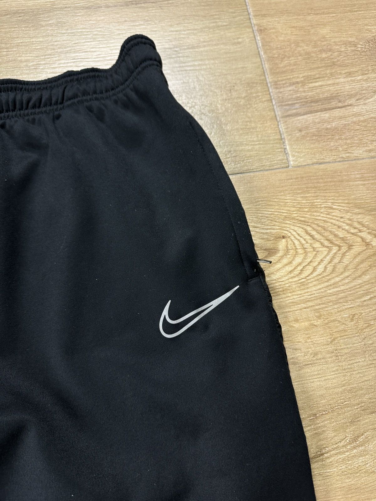Nike × Vintage Y2K Nike Dri-Fit Track Pants Reflective Logo Swoosh Size US 34 / EU 50 - 5 Thumbnail