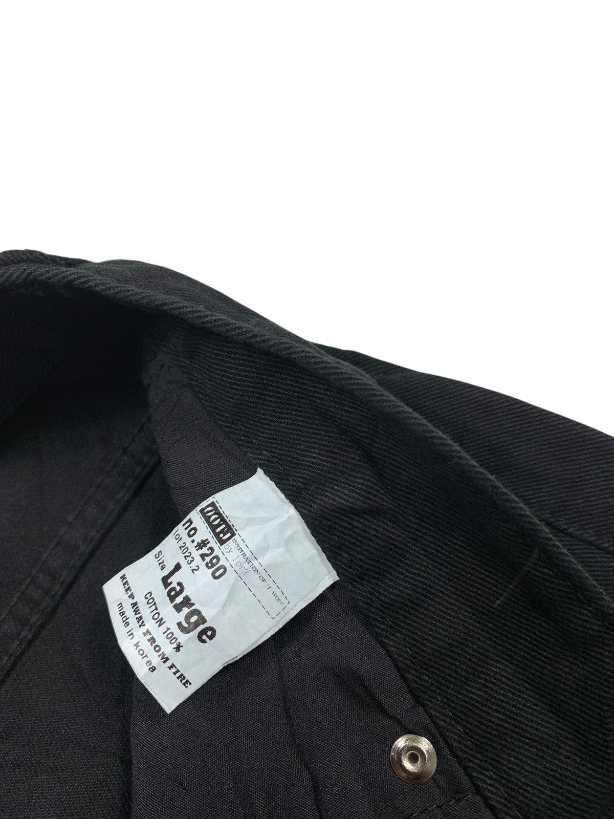 Japanese Brand OOTJ SUPER BLACK BAGGY JEANS PANTS Size US 32 / EU 48 - 5 Thumbnail