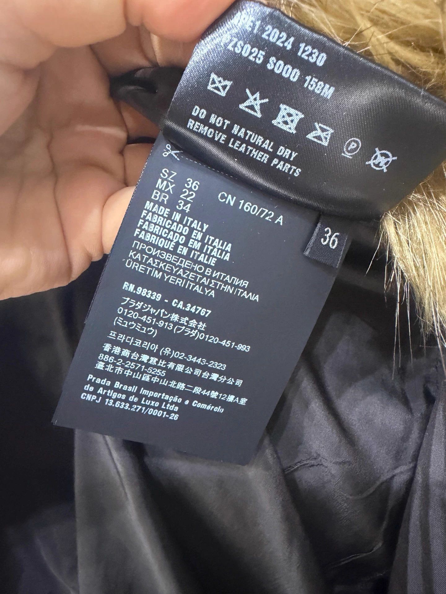 Prada Prada FW25 "Eco-Fur" Coat - New w/ Tags - Size 36 Size XS / US 0-2 / IT 36-38 - 5 Thumbnail
