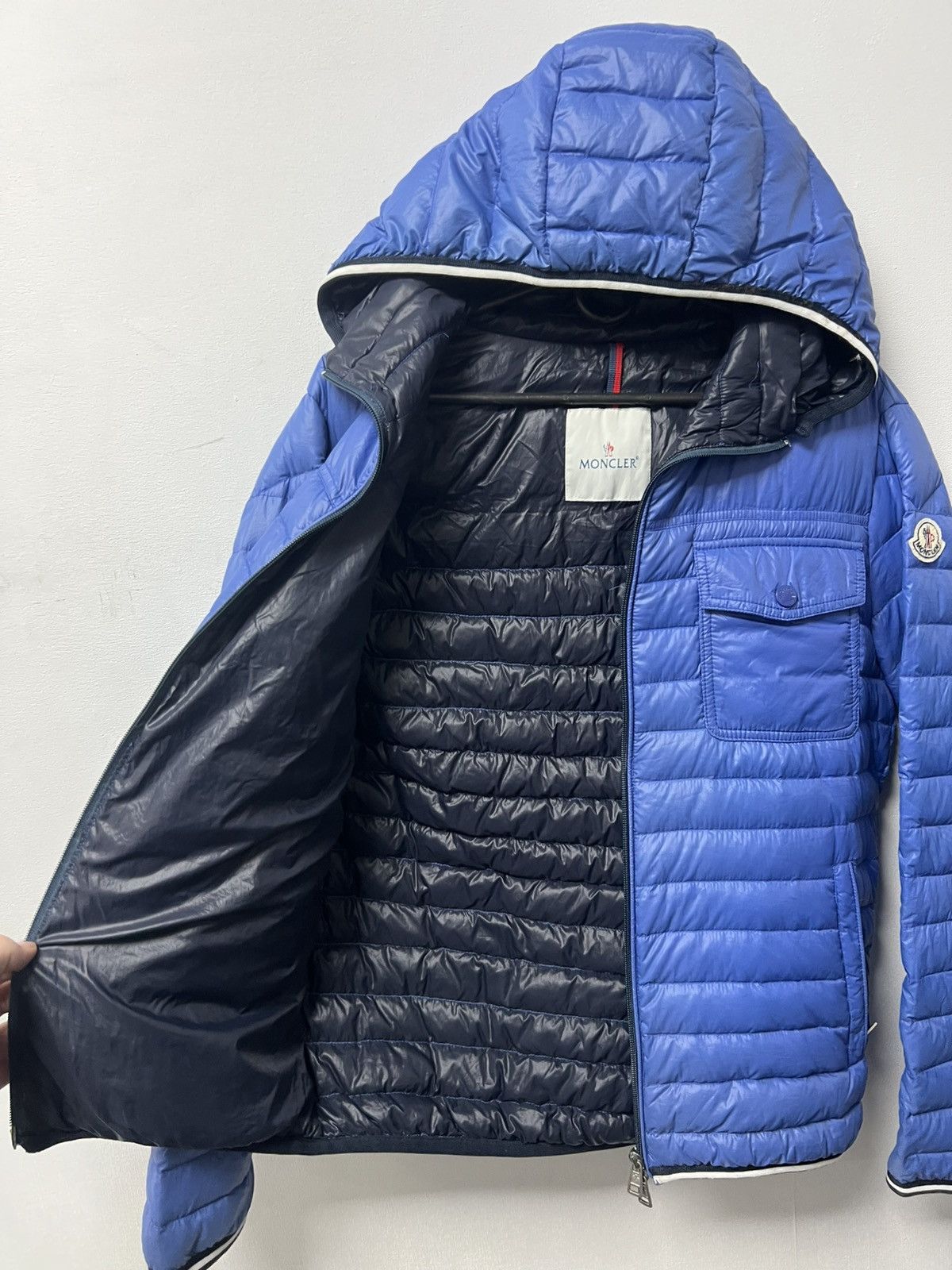 Moncler Moncler Puffer Jacket Blue Size US S / EU 44-46 / 1 - 8 Thumbnail