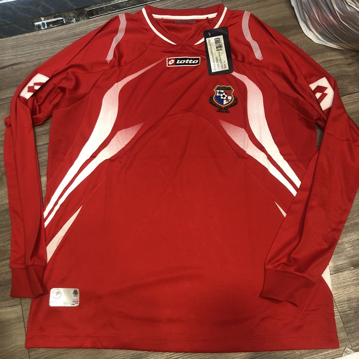 Panama 08/09 lotto longsleeves home shirt (bnwt)